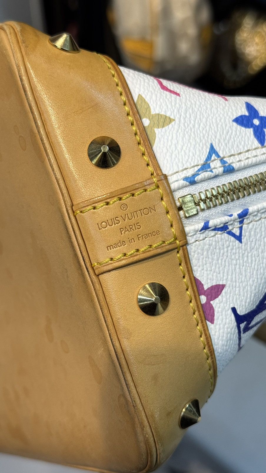 Louis Vuitton LV Takashi Murakami Multicolor Monogram Alma Bag Size ONE SIZE - 12 Thumbnail