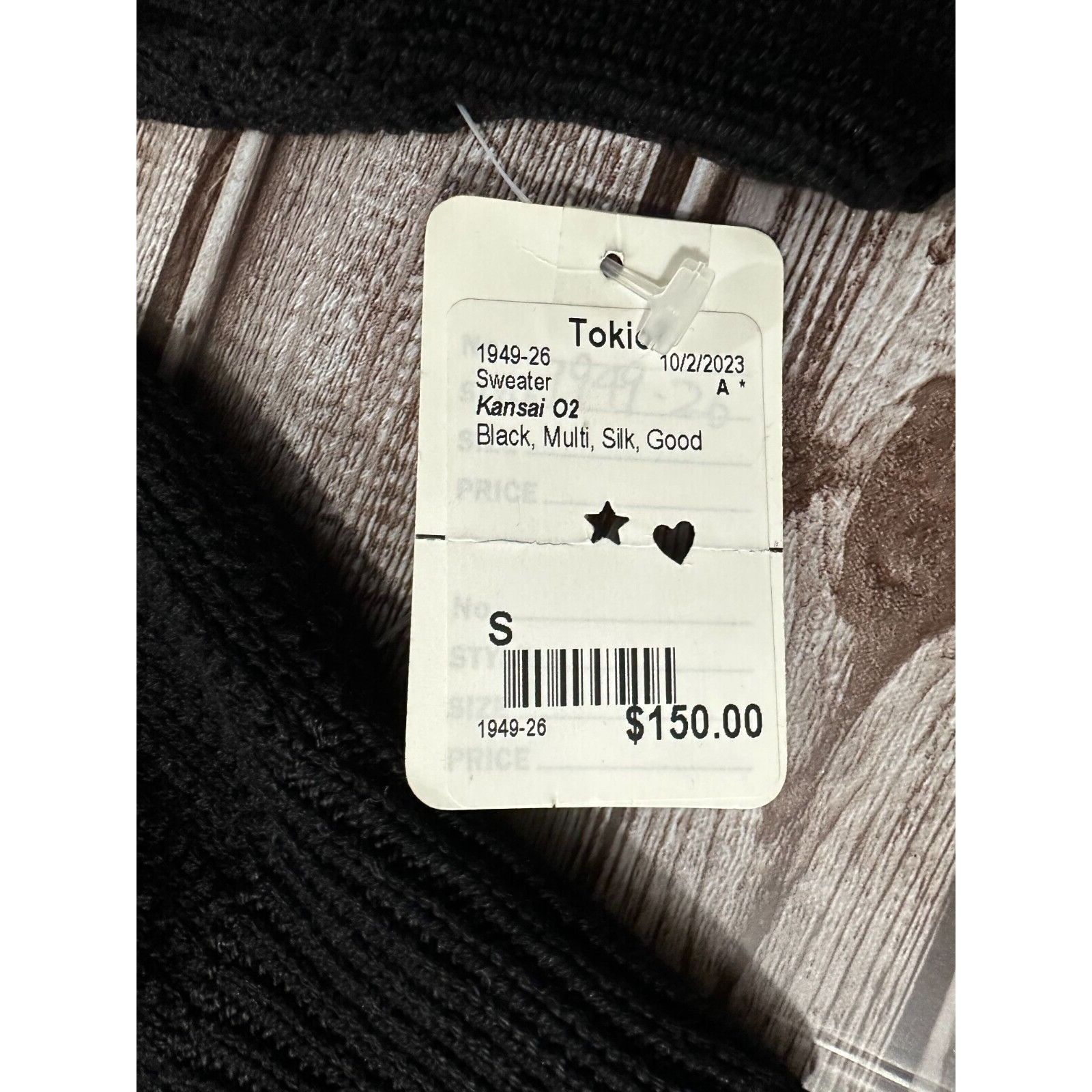 Kansai Yamamoto Kansai Yamamoto O2 eagle embroidered sweater sz S NWT vintag Size US S / EU 44-46 / 1 - 4 Thumbnail