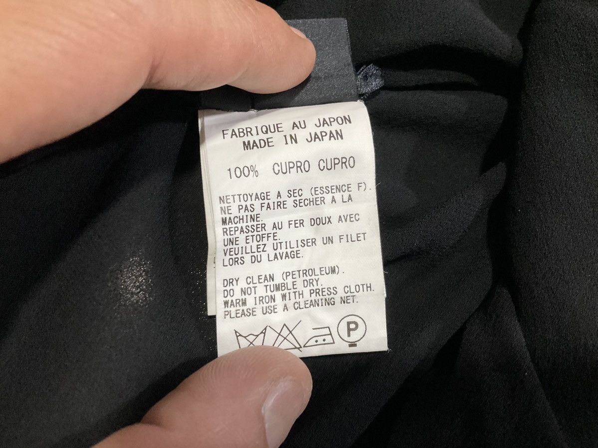 Japanese Brand × Y's × Yohji Yamamoto 🔥Archived Vintage Y’s Cupro Shirt Yohji Yamamoto See Through Size US M / EU 48-50 / 2 - 10 Thumbnail