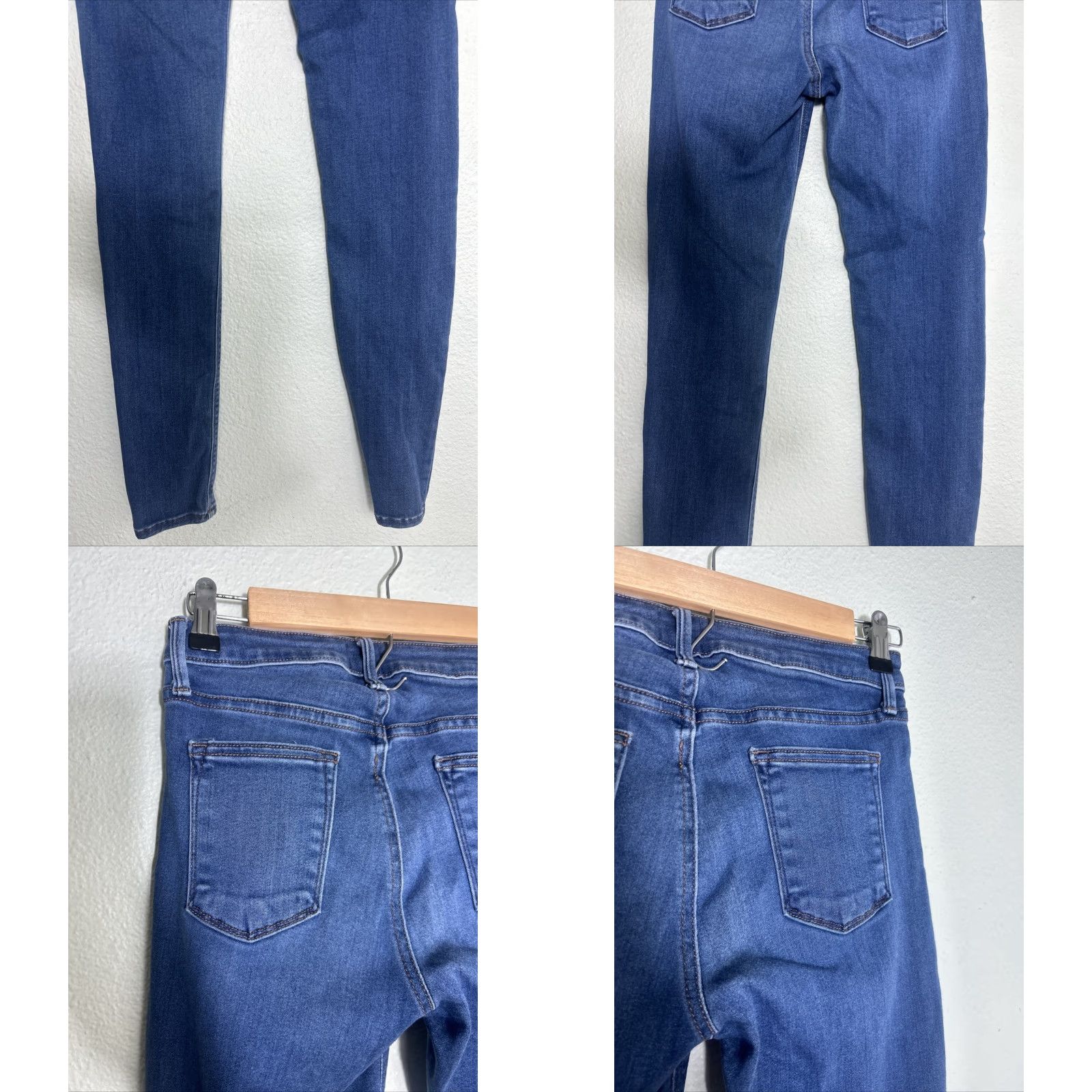 Vintage JUST BLACK Jeans Skinny Women 27 Medium Black 27x31 Size 27" / US 4 / IT 40 - 8 Thumbnail
