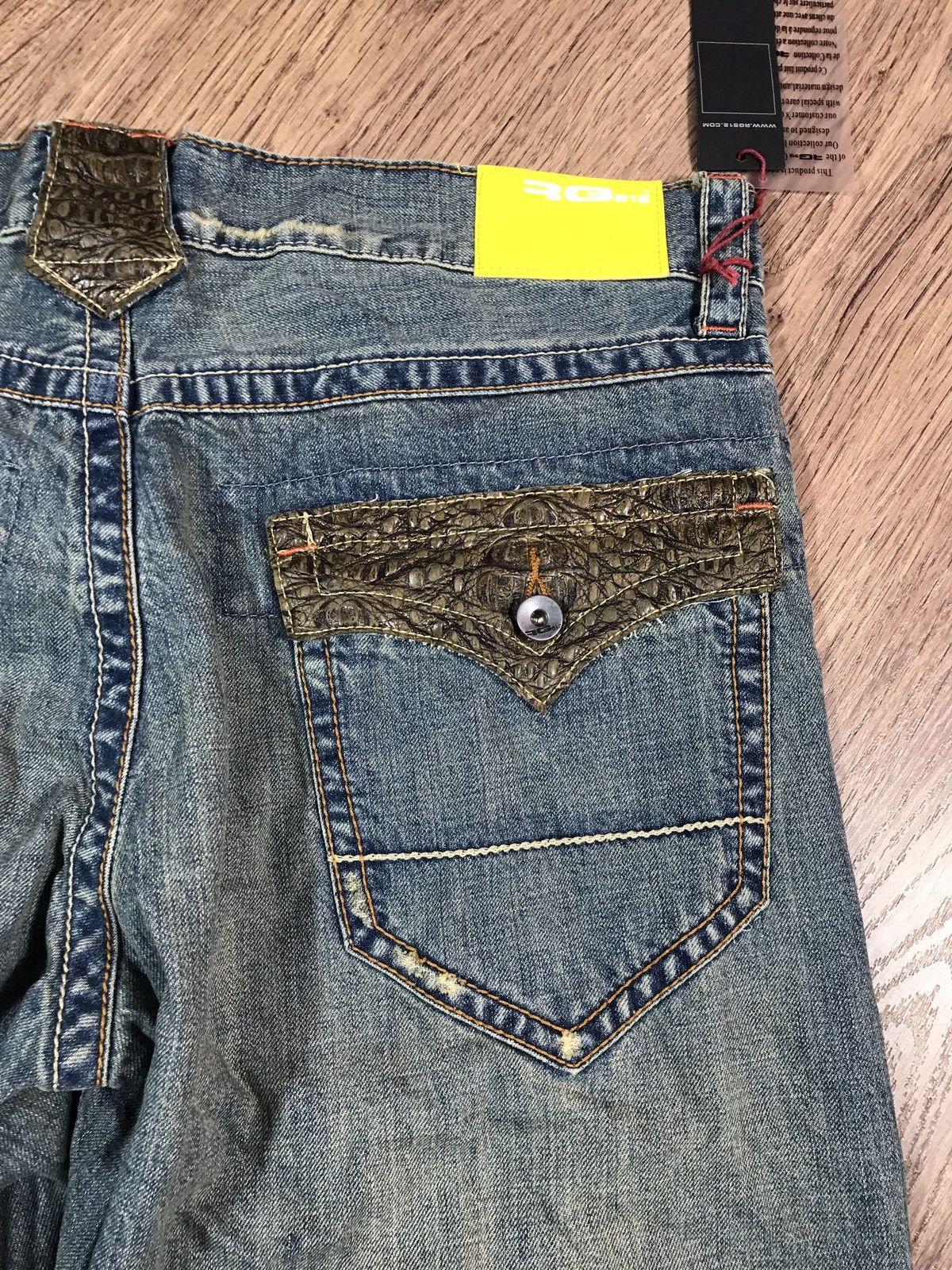 Japanese Brand RH 512 Distressed Jeans Vintage Size US 36 / EU 52 - 16 Thumbnail