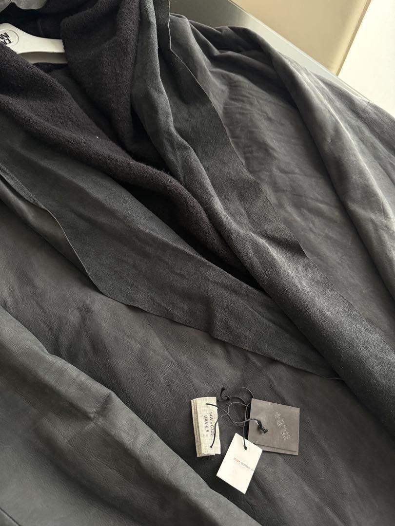 Ma+ M.A+ Hooded Leather Coat Size US M / EU 48-50 / 2 - 2 Thumbnail