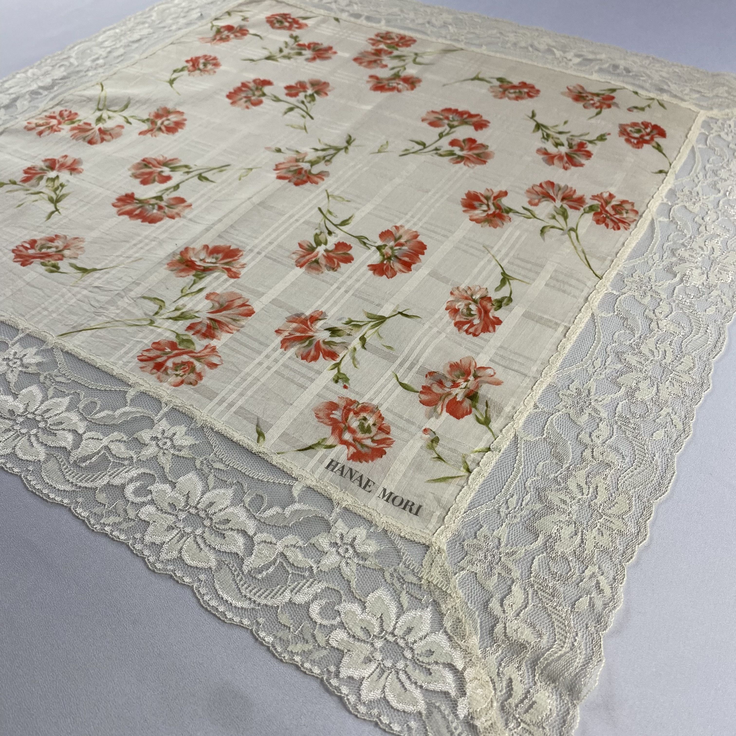 Hanae Mori × Vintage Hanae Mori Handkerchief / Neckerchief / Bandana-P532 Size ONE SIZE - 2 Thumbnail