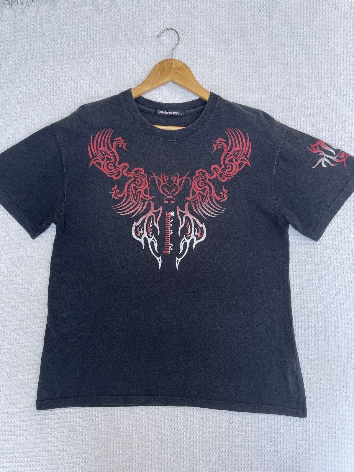 If Six Was Nine Rare🔥Japanese Sideway Individuality Punk Style Tee Size US L / EU 52-54 / 3 - 10 Thumbnail