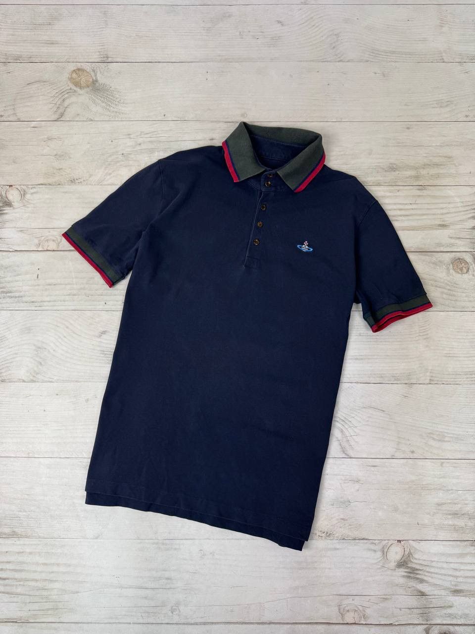 Vivienne Westwood Vivienne Westwood Polo Shirt Logo Orb Luxury Size US XL / EU 56 / 4 - 1 Thumbnail