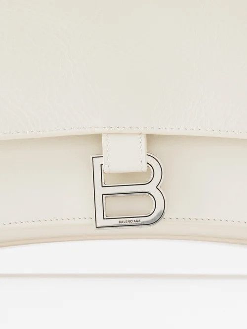 Balenciaga o1mt1gz0824 Size: OS / Crush Medium Sling Bag in Cream Size ONE SIZE - 2 Thumbnail