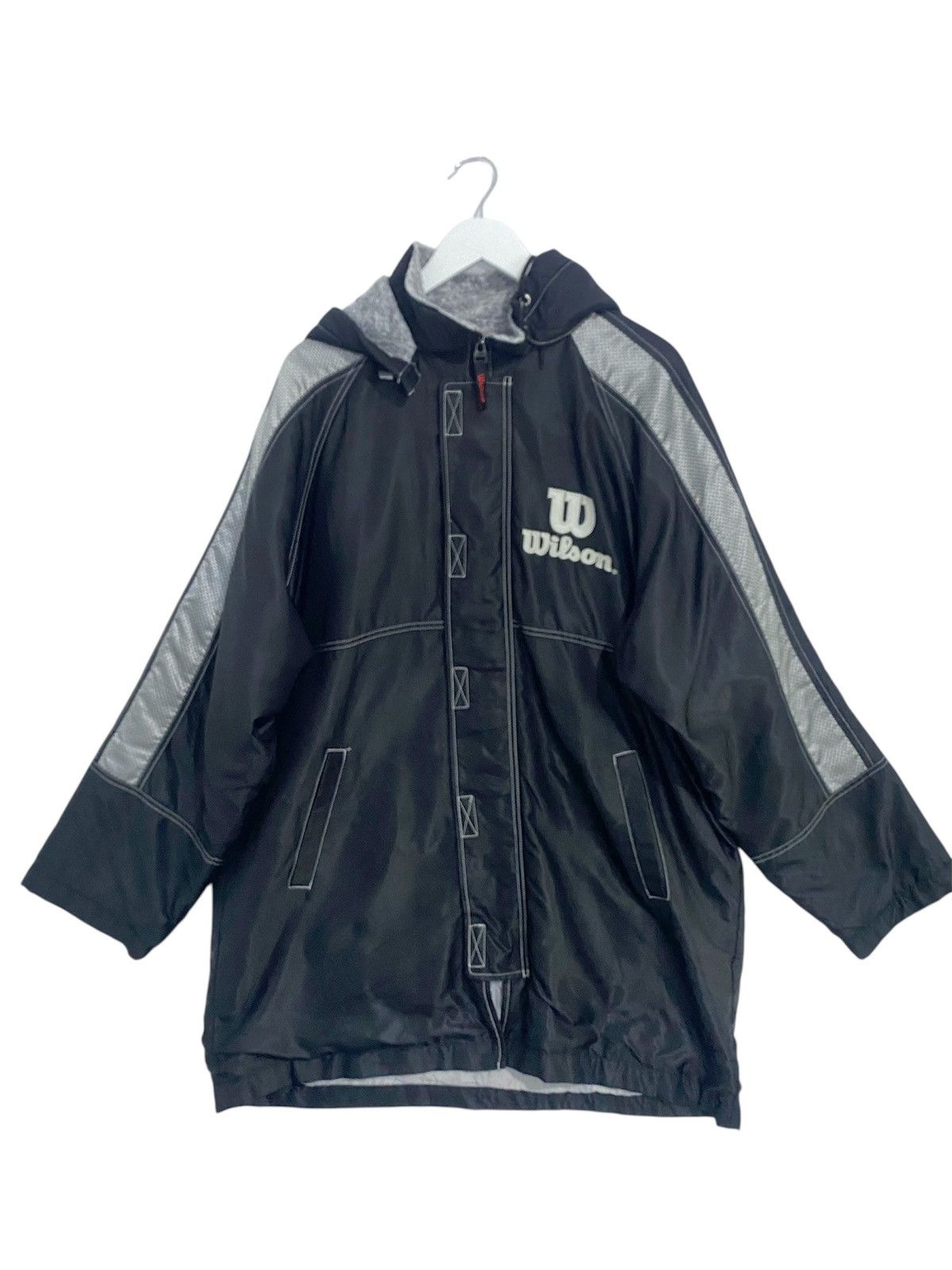 Wilson wilson Hoodie Big Logo Long Jacket Size US XL / EU 56 / 4 - 5 Thumbnail