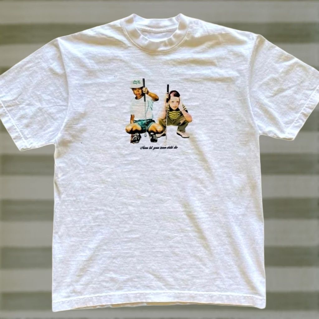 CO Hood Golf Co UK “Never Let Inner Child Die” Tee SIZE XXL Men White Graphic Tee Hood Golf Co UK Sold Out Rare Graphic TEE 2XL Mens Size US XXL / EU 58 / 5 - 1 Thumbnail