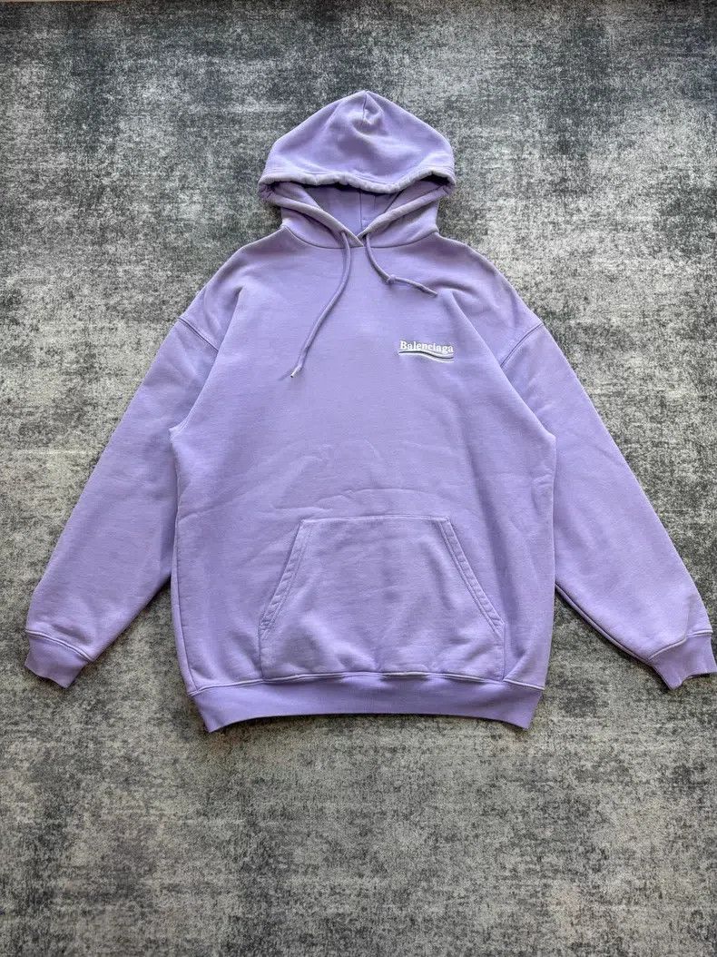 Balenciaga Balenciaga Lavender purple Coke embroidery hoodie Size US S / EU 44-46 / 1 - 1 Thumbnail