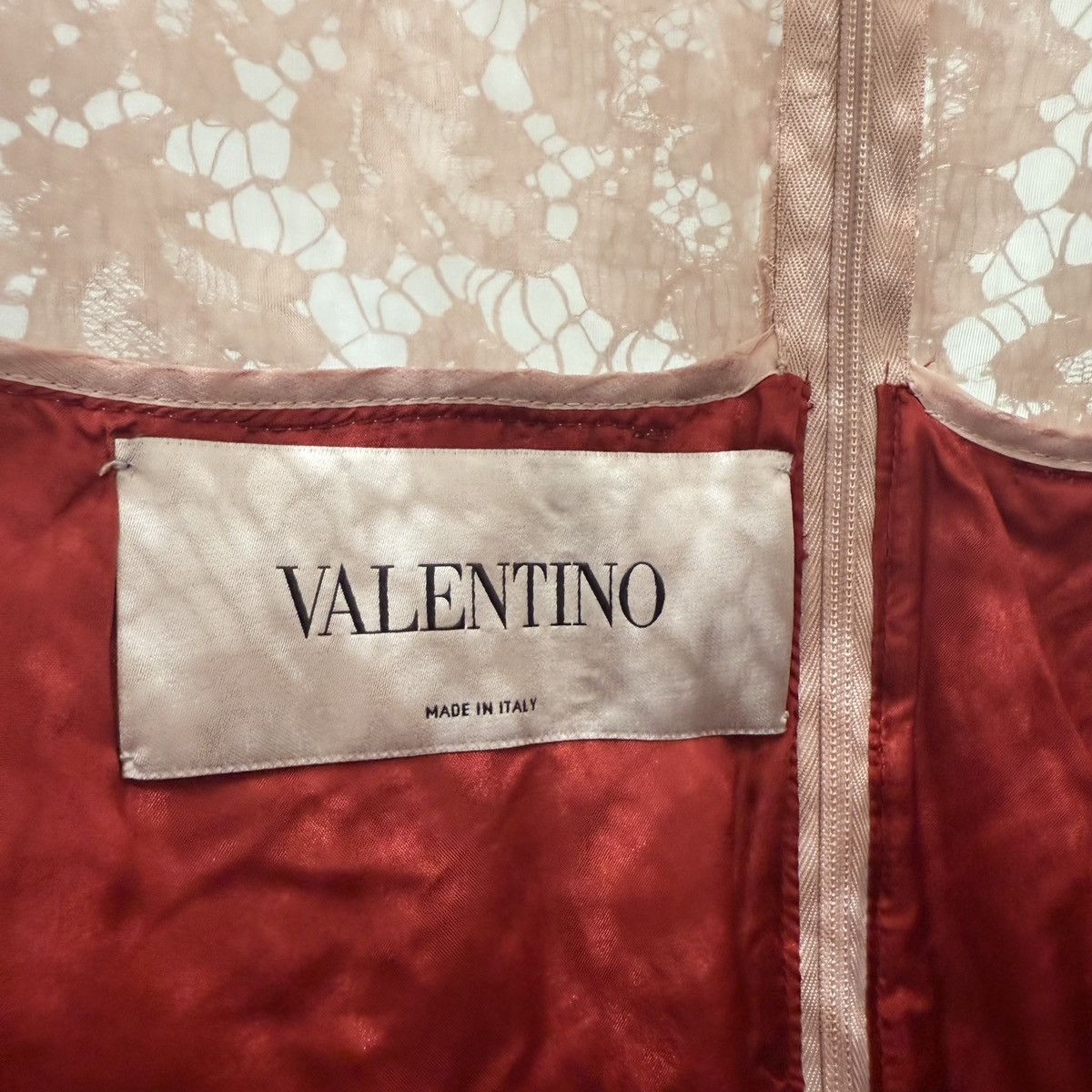Valentino Valentino Floral Lace Patch Lapel Sleeveless Dress K26WX Size M / US 6-8 / IT 42-44 - 5 Thumbnail