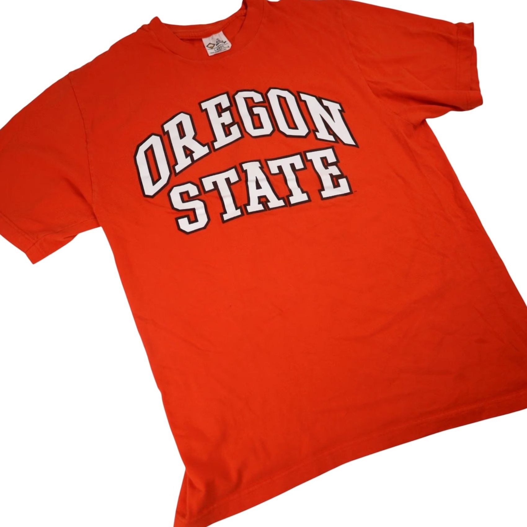 Vintage VINTAGE Oregon State Mens Large Spellout Graphic T Shirt Orange Size US L / EU 52-54 / 3 - 3 Thumbnail
