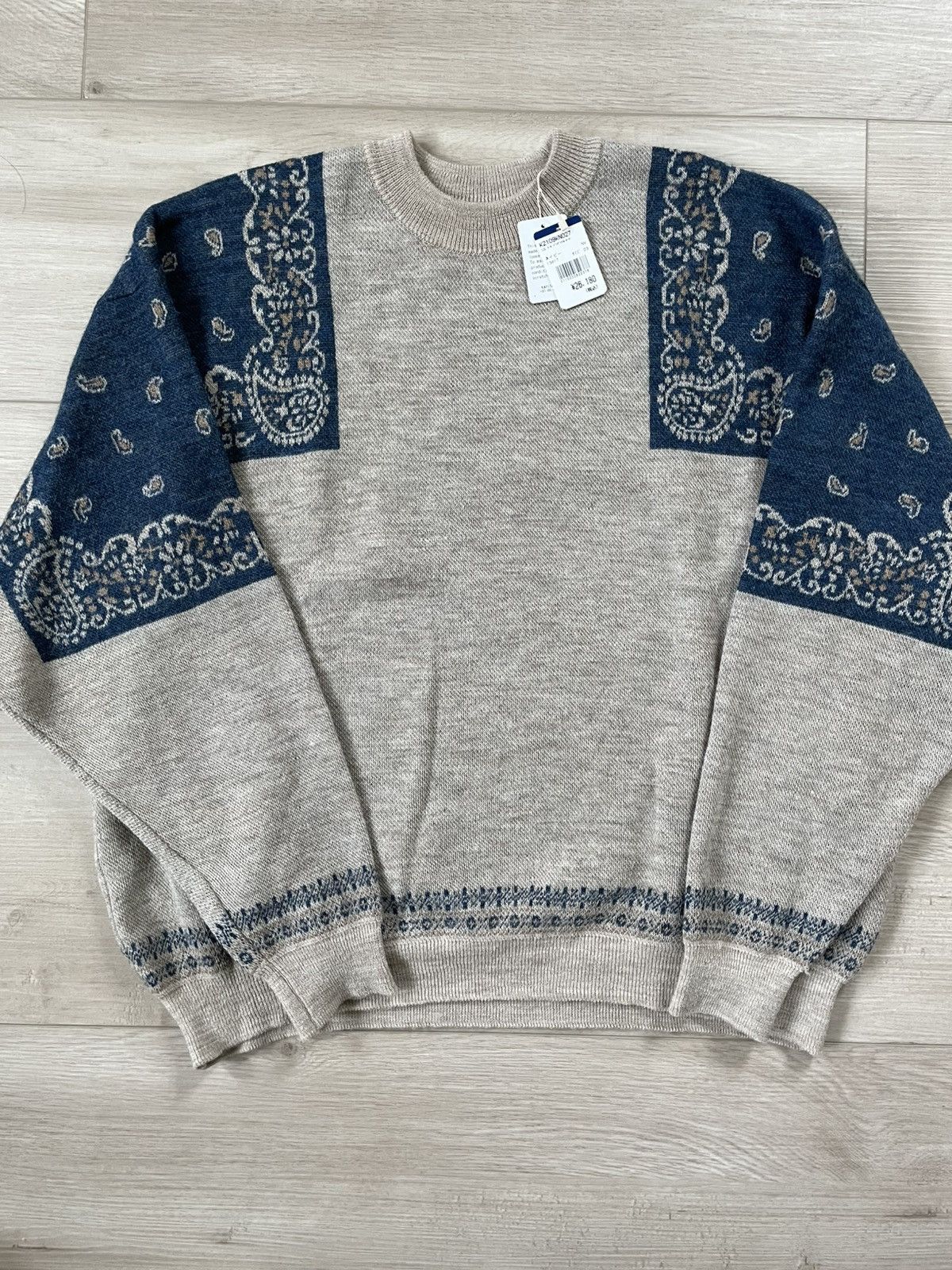 Kapital 12G Bandana Crew Sweater