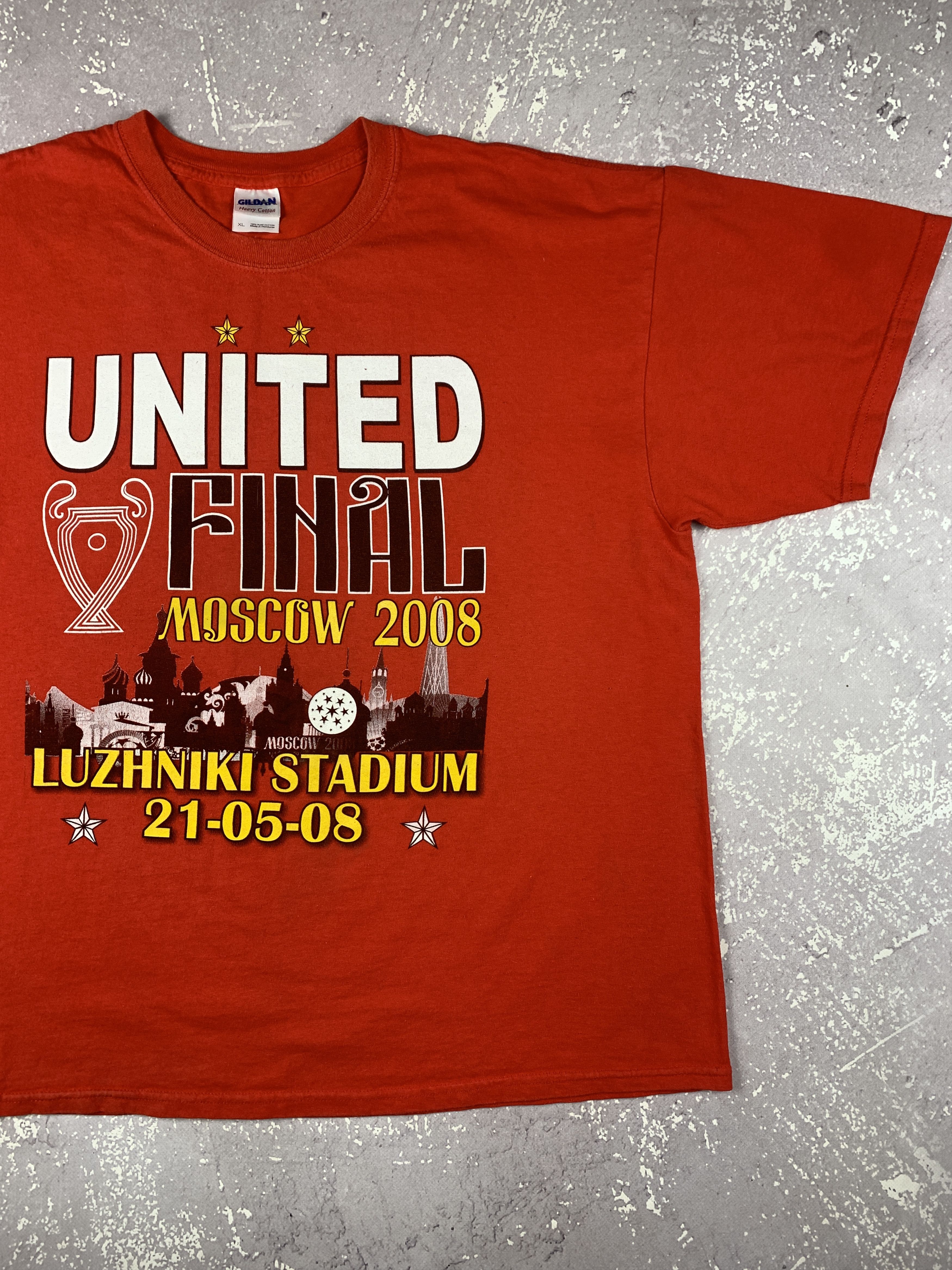 Other 2008/09 Manchester United MU Final Moscow Champions T Shirt Size US XL / EU 56 / 4 - 2 Thumbnail
