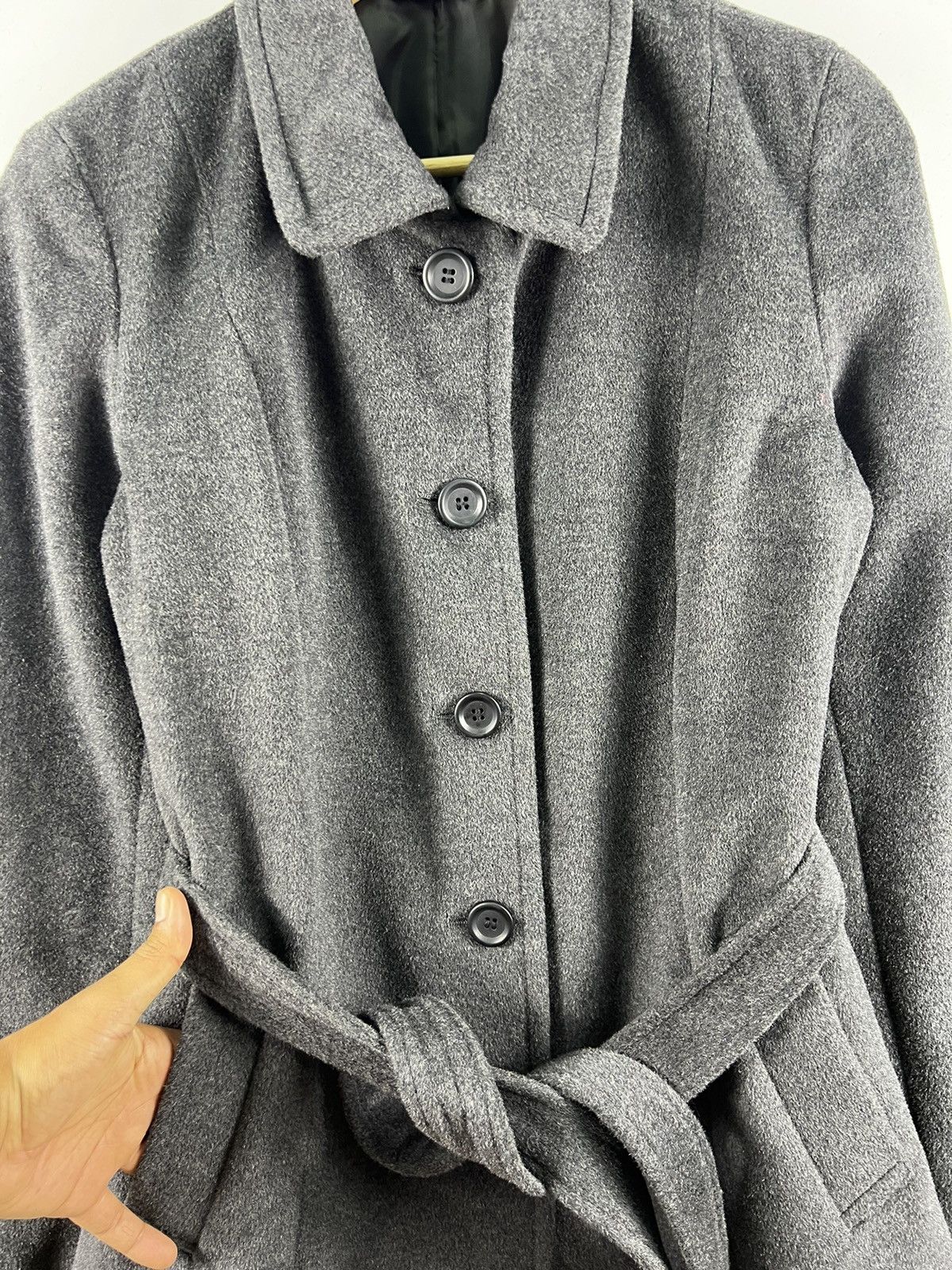Comme Ca Ism 🔥 AVANT GARDE COMME CA ISM WOOL LONG COAT - L Size S / US 4 / IT 40 - 4 Thumbnail