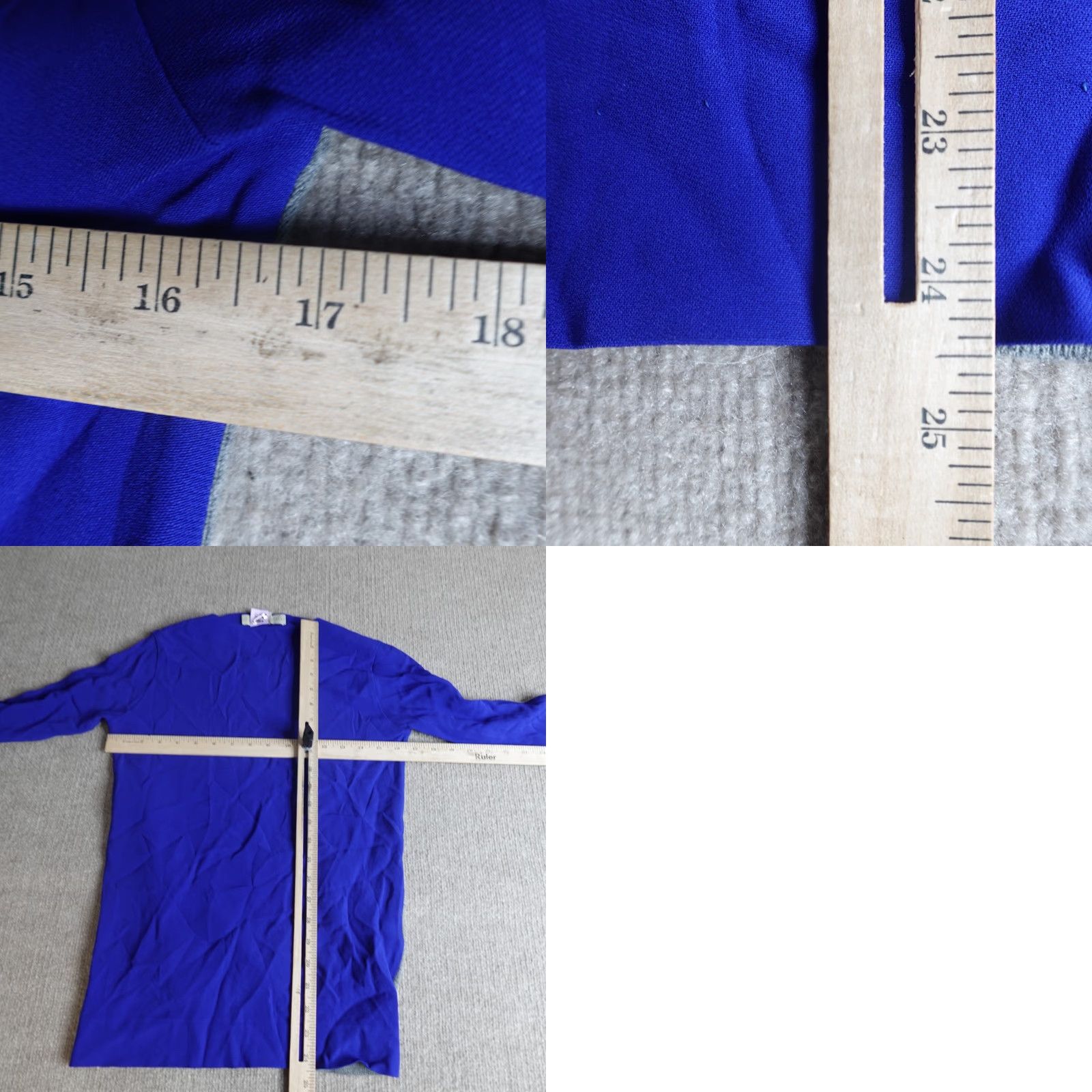 Stella McCartney Stella McCartney Womens Sweater XS Gray Blue Colorblock Pullover Crew Neck Wool Rayon Made in Italy Size XS / US 0-2 / IT 36-38 - 8 Thumbnail