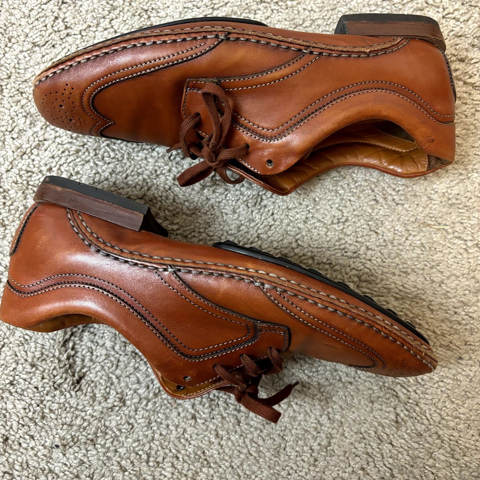 Tod's TOD'S Brown Leather Wingtip Brogues - Size 39 EU Men's Lace- Size US 7 / EU 40 - 11 Thumbnail