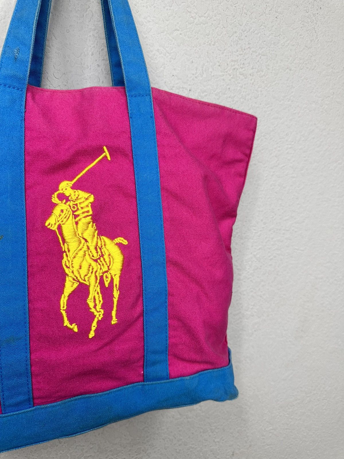 Polo Ralph Lauren Bag Leather Y2K Avantgarde Shopper Rare Ralph Lauren Size ONE SIZE - 3 Thumbnail