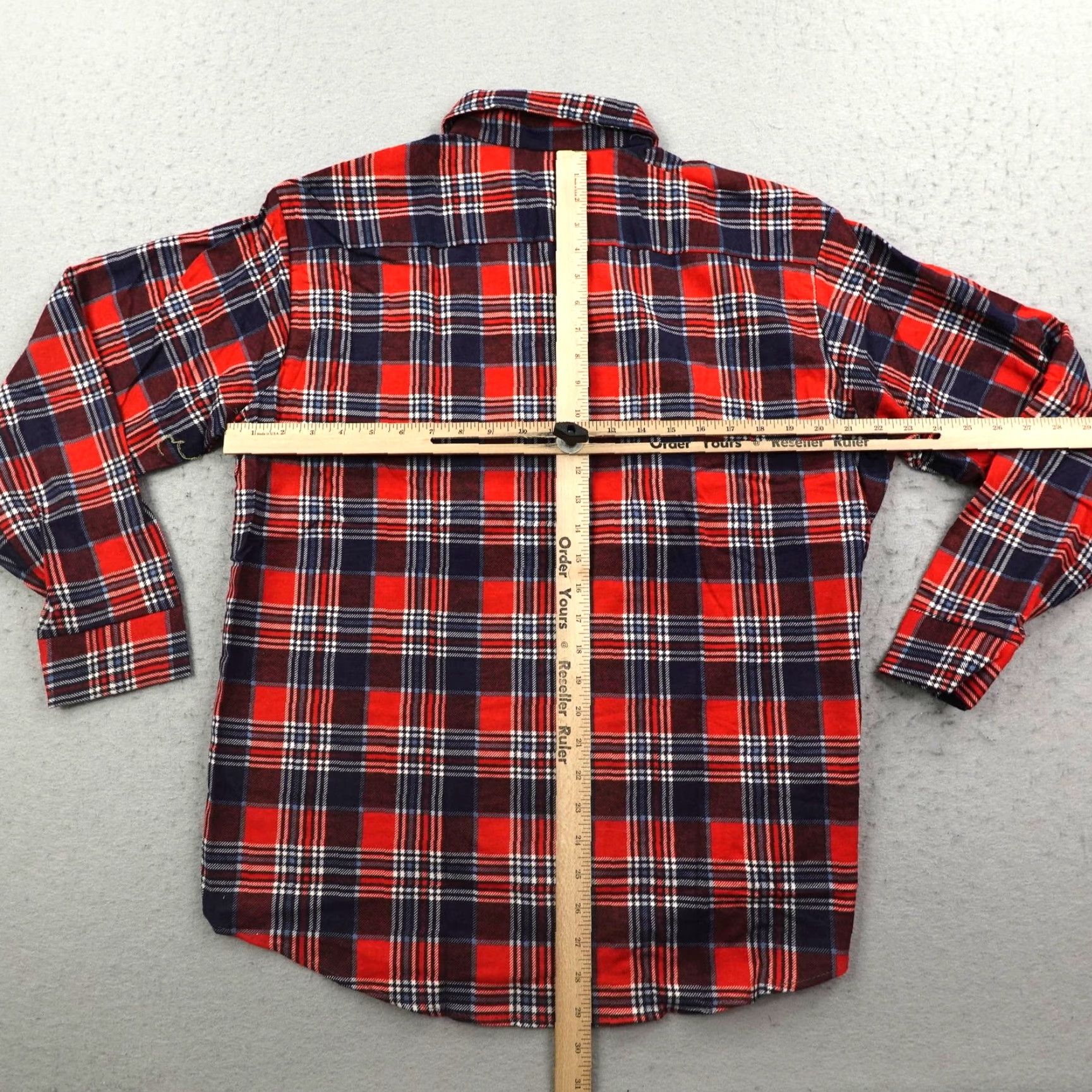 Vintage VINTAGE Kingsport Shirt Mens L Red Tartan Plaid Flannel Button-Up 90s Size US L / EU 52-54 / 3 - 4 Thumbnail