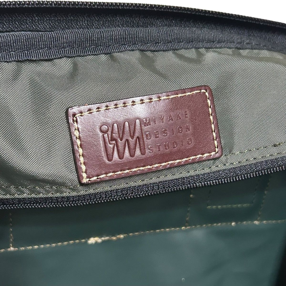 Issey Miyake 754 80s ISSEY MIYAKE IM PRODUCT vintage bag shoulder green Size ONE SIZE - 13 Thumbnail
