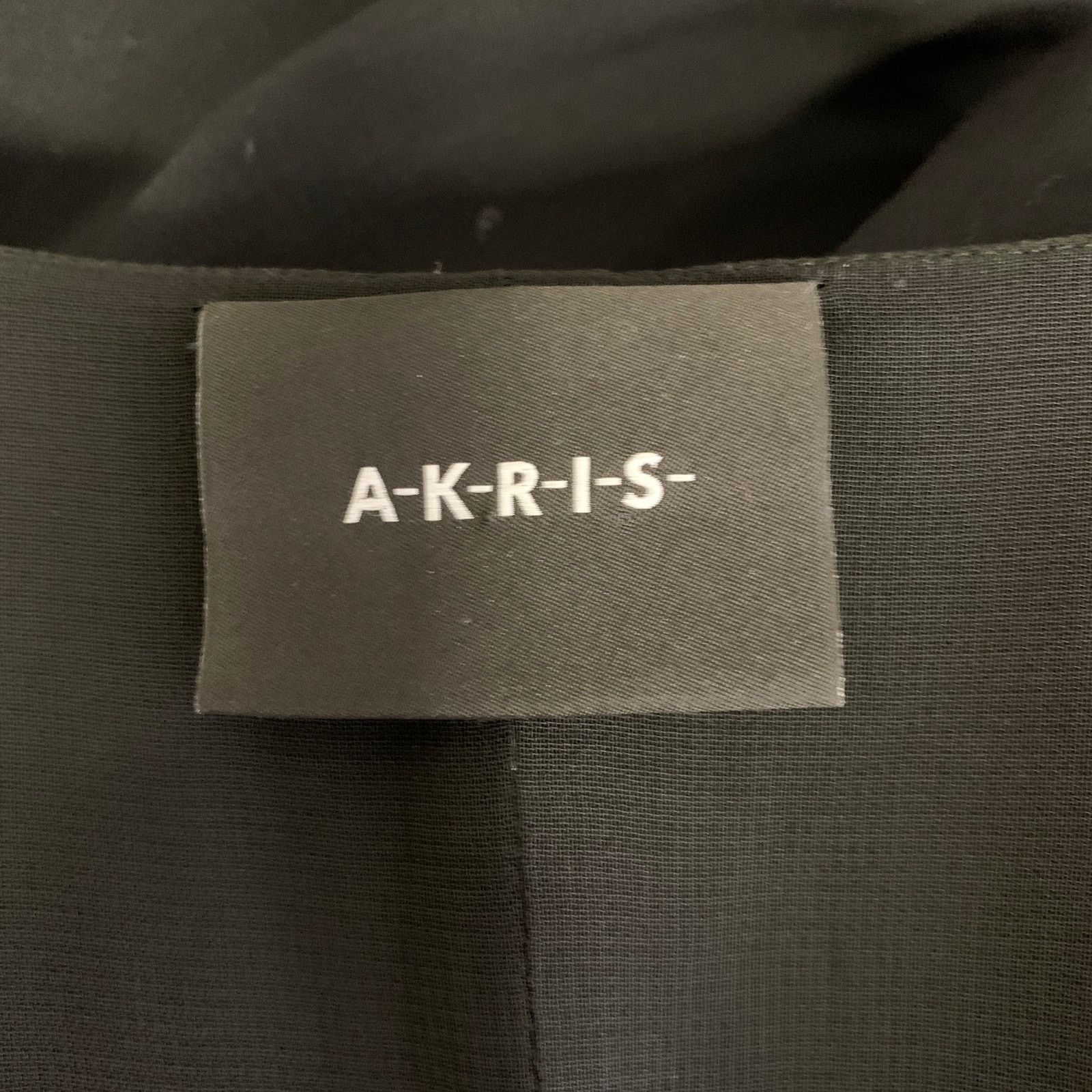 Akris AKRIS Size 8 Black Wool A-Line Knee-Length Cocktail Dress Size M / US 6-8 / IT 42-44 - 5 Thumbnail