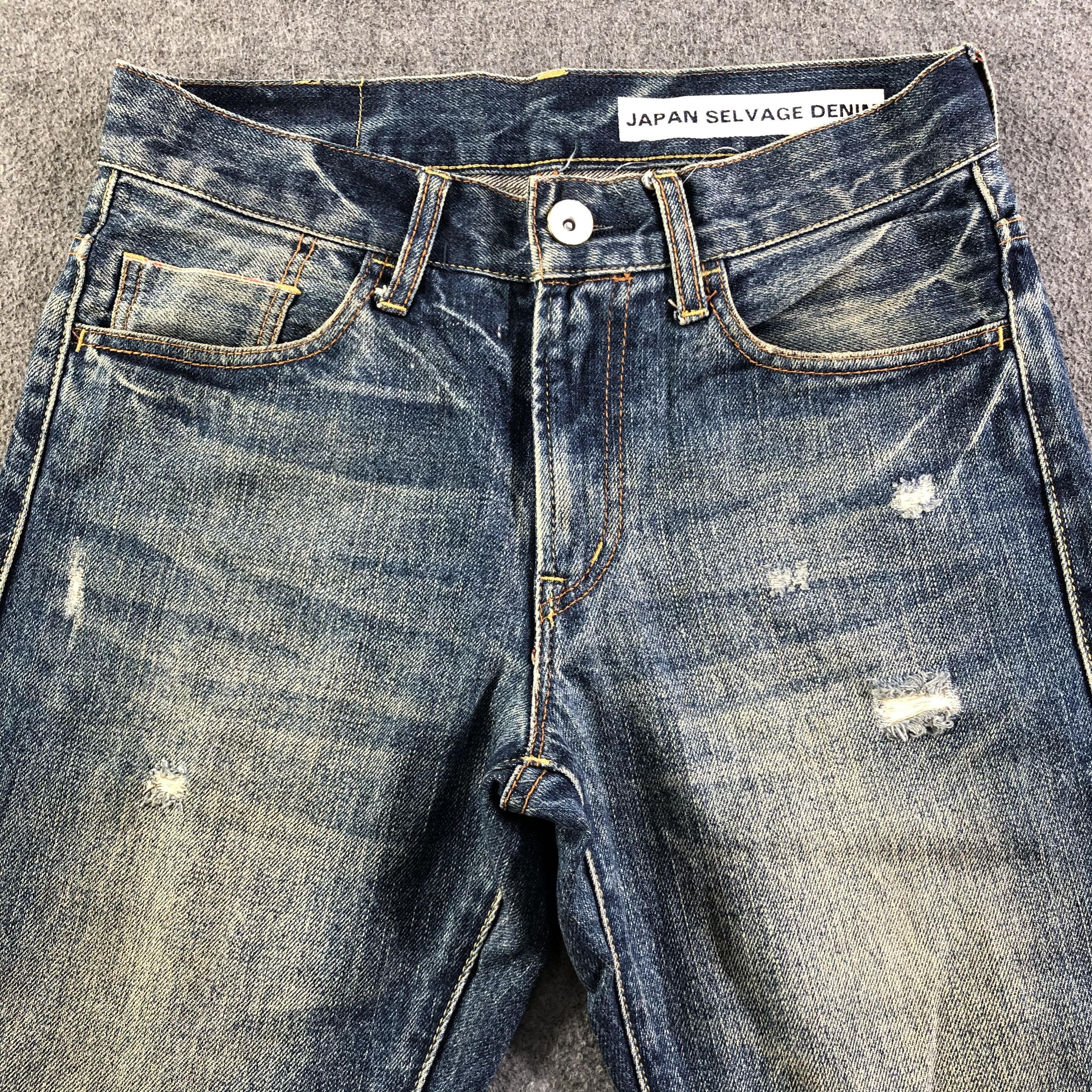 Vintage Rush Hour Selvage Jeans-J2959 Size US 31 - 3 Thumbnail