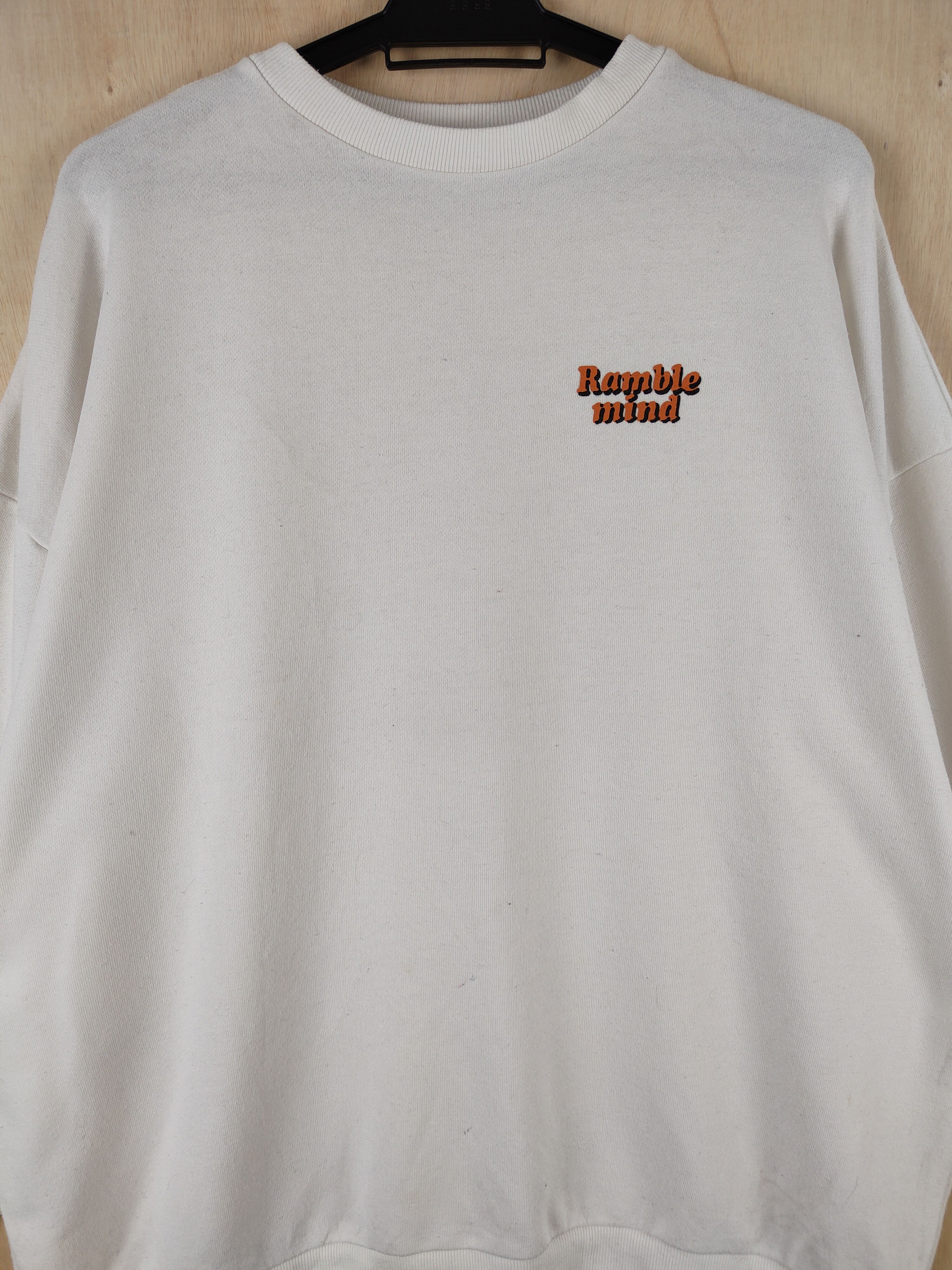Japanese Brand × Vintage Ingni japan White Sweatshirts #S2558 Size US M / EU 48-50 / 2 - 2 Thumbnail