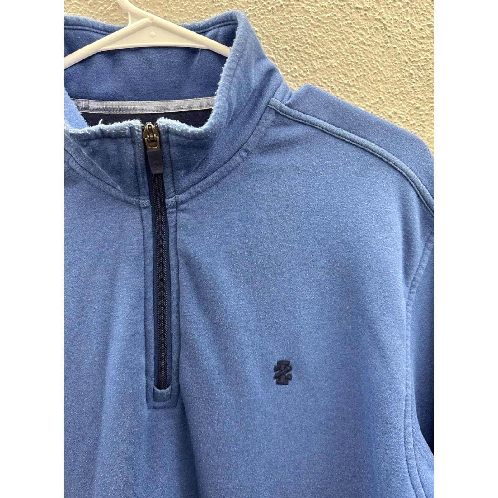 Izod Izod Sweatshirt Mens Size M Blue Stretch 1/4 Zip Pullover Advantage Preform Size US M / EU 48-50 / 2 - 2 Thumbnail