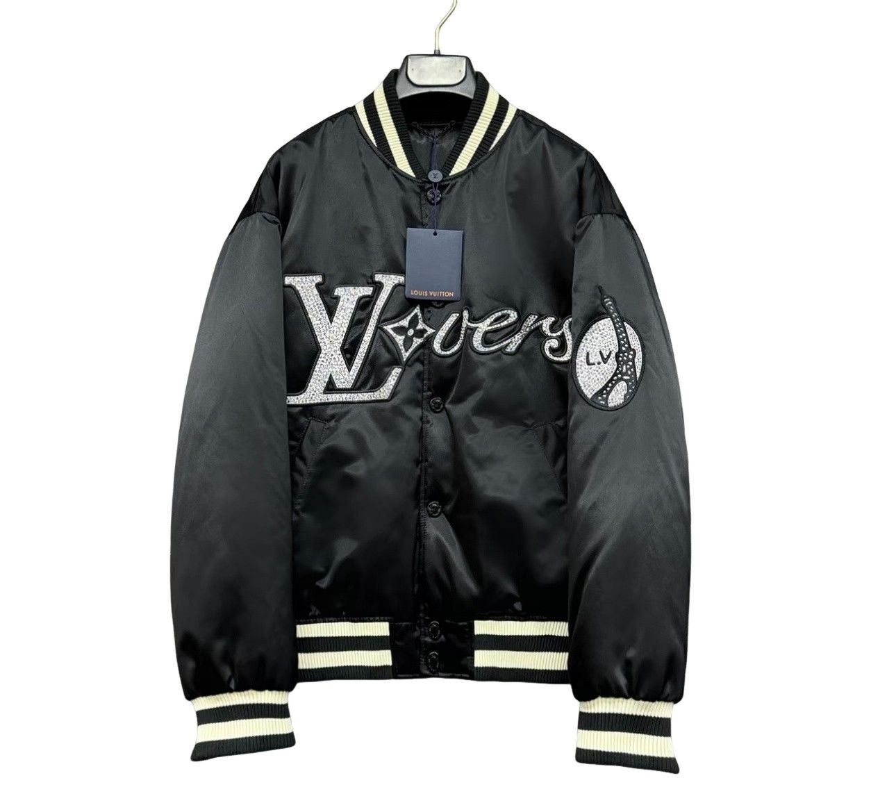 Louis Vuitton Louis Vuitton Rhinestone Lovers Varsity Jacket 44 Size US S / EU 44-46 / 1 - 1 Thumbnail