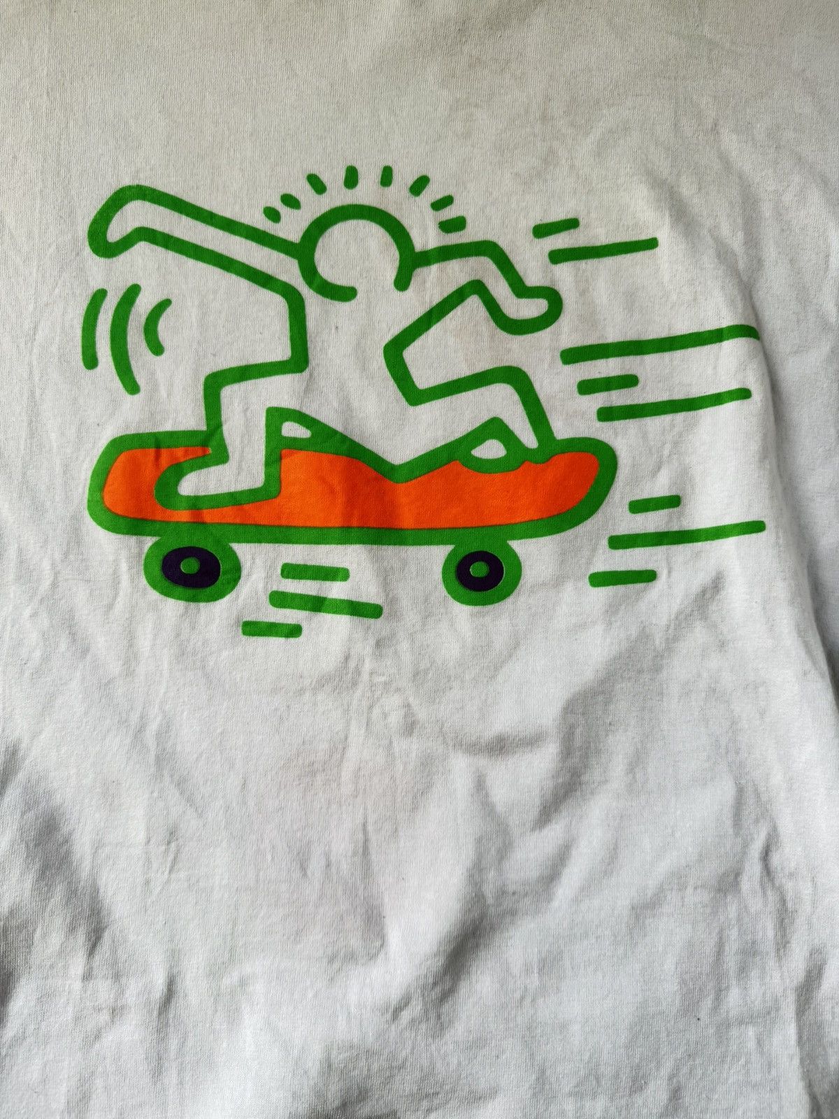Keith Haring Vtg Keith Hearing long sleeve tee Size US M / EU 48-50 / 2 - 5 Thumbnail