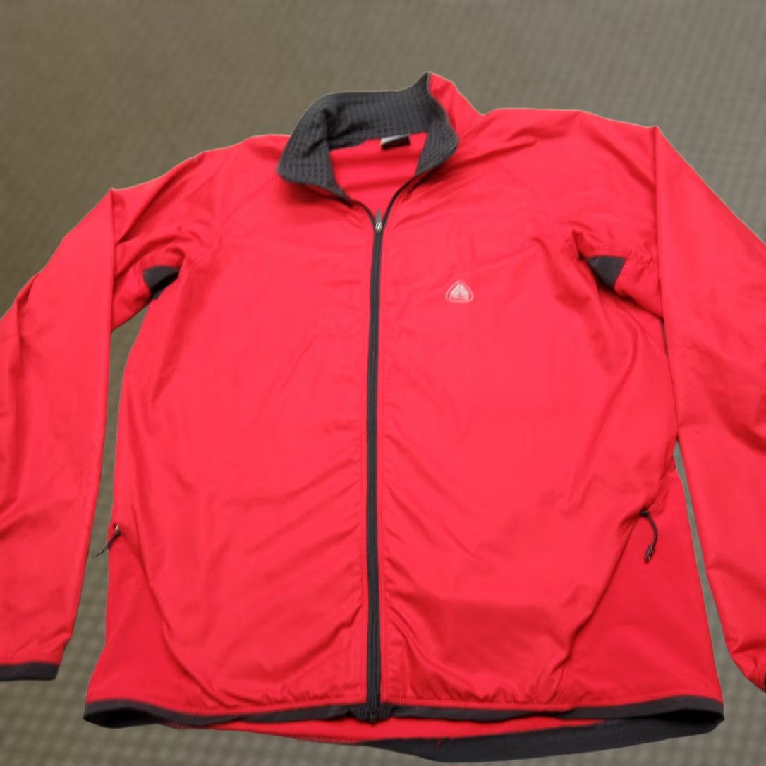 Nike Nike ACG Jacket Mens M Red Raglan Sleeve Full Zip Pockets Breathing Stadium Athletic Outdoor Track Jacket Size US M / EU 48-50 / 2 - 1 Thumbnail