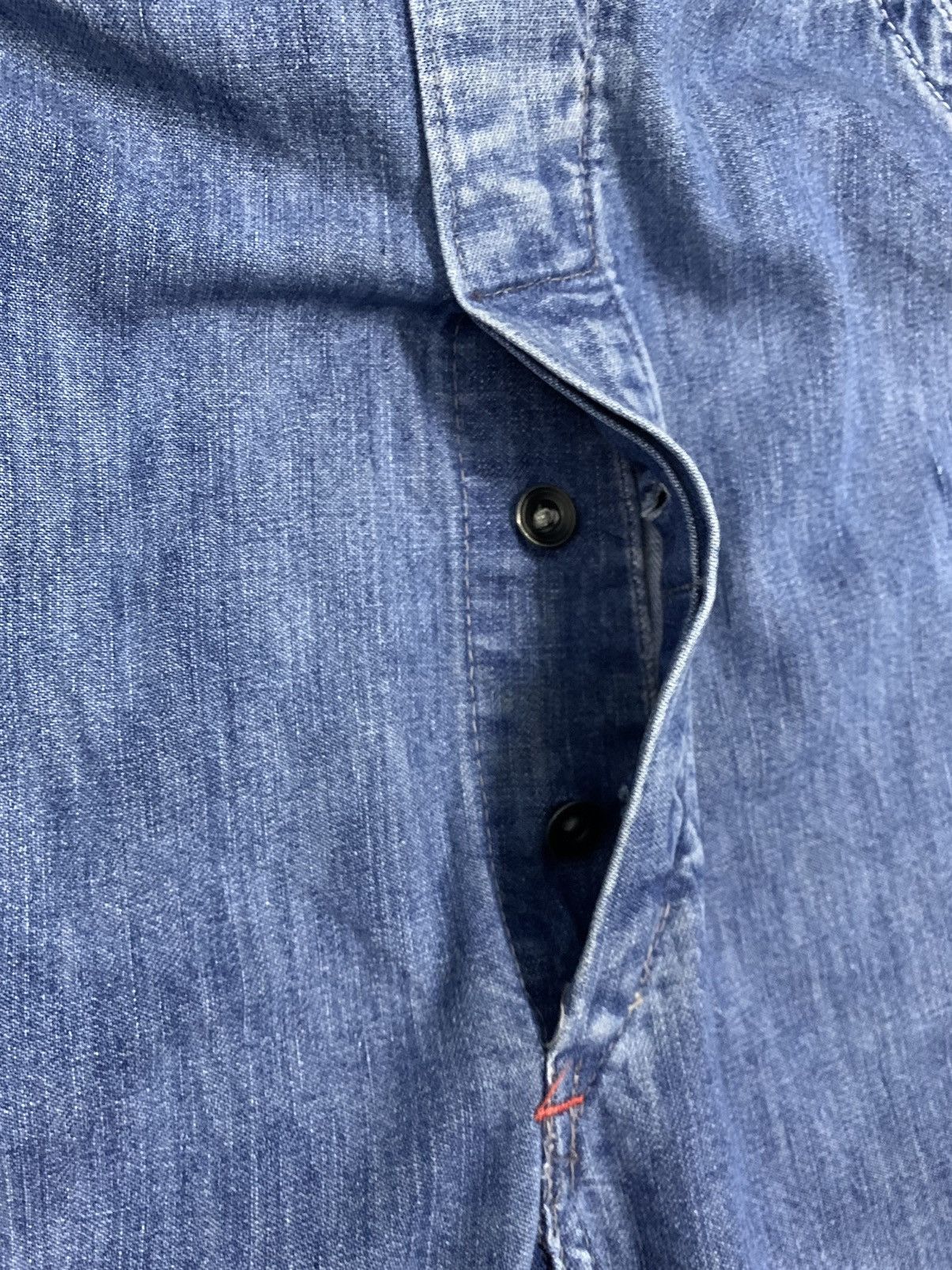 Big Mac Vintage 70s Big Mac Classic Baggy Carpenter Denim Overalls Size US 37 - 11 Thumbnail