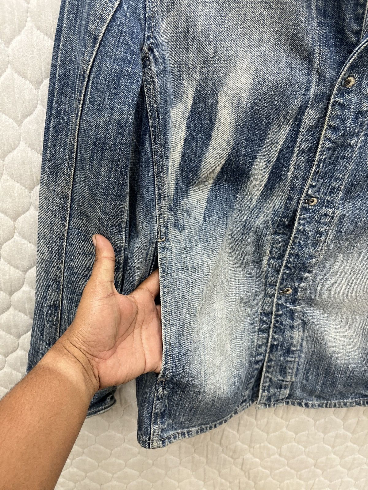 Schlussel 🔥🔥🔥STEALS SCHLUSSEL DENIM JACKET Size US S / EU 44-46 / 1 - 12 Thumbnail