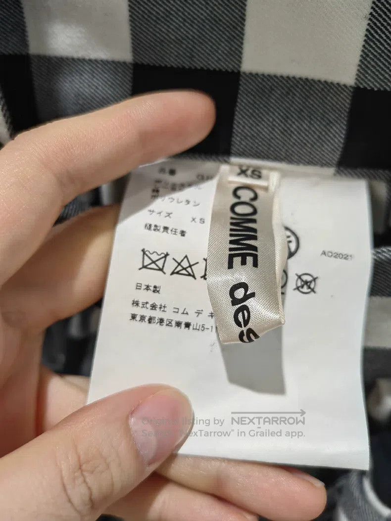 Comme des Garcons Comme Des Garcons Main line plaid cotton three-dimensional Size XS / US 0-2 / IT 36-38 - 4 Thumbnail
