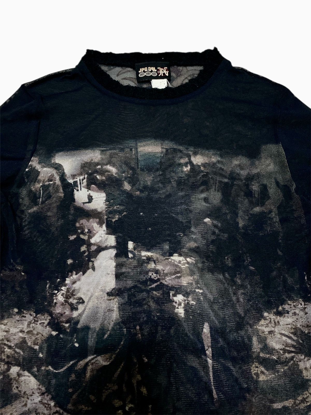 Jean Paul Gaultier 90s Rare Vintage Jean Paul gaultier Mesh Trompe-L'oeil Size M / US 6-8 / IT 42-44 - 4 Thumbnail