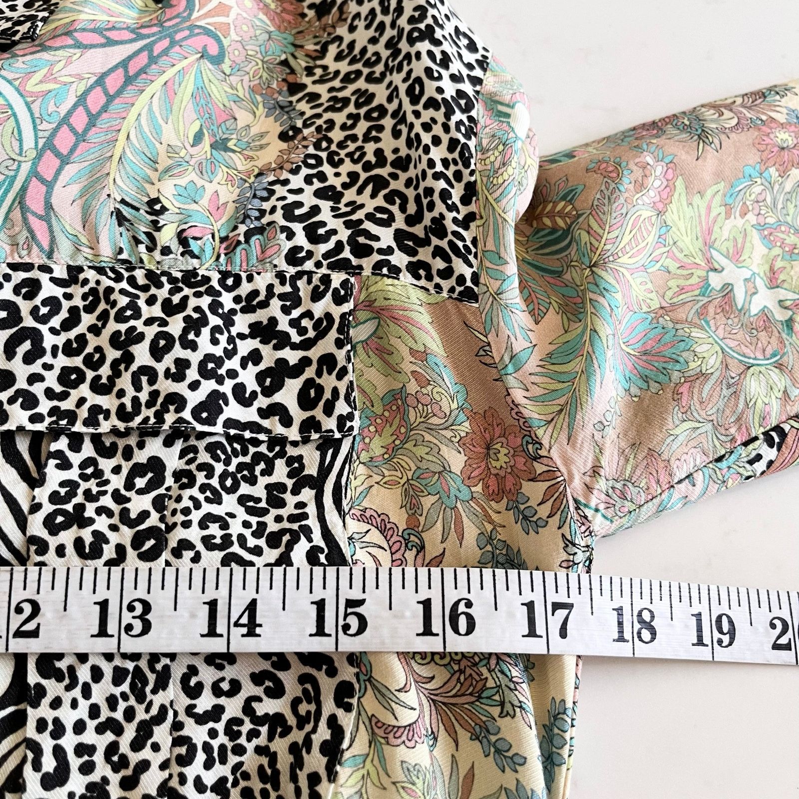 Pinko Pinko Chemisier Rosalina Floral Animal Shirt Maxi Dress Size S / US 4 / IT 40 - 9 Thumbnail
