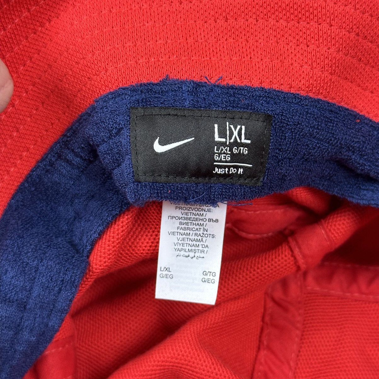 Nike Nike bucket hat red court OS tennis vintage 90s Size ONE SIZE - 3 Thumbnail
