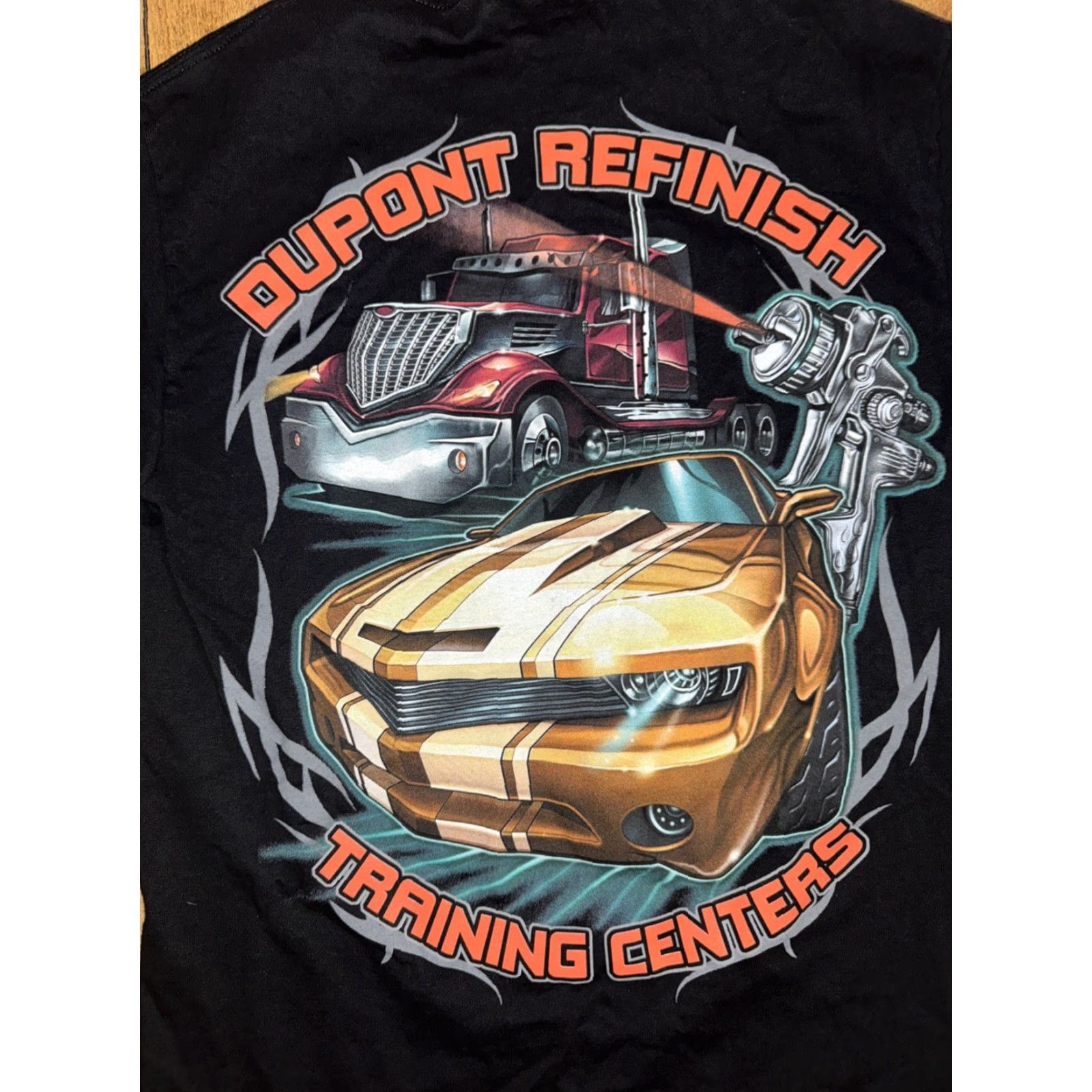 Vintage VINTAGE DuPont Mustang Graphic T-Shirt Black Small 17x26 Trucker Tee Car Tee Men Short Sleeve Crew Neck Cotton Polyester Blend - 17X26 MPN Size US S / EU 44-46 / 1 - 2 Thumbnail