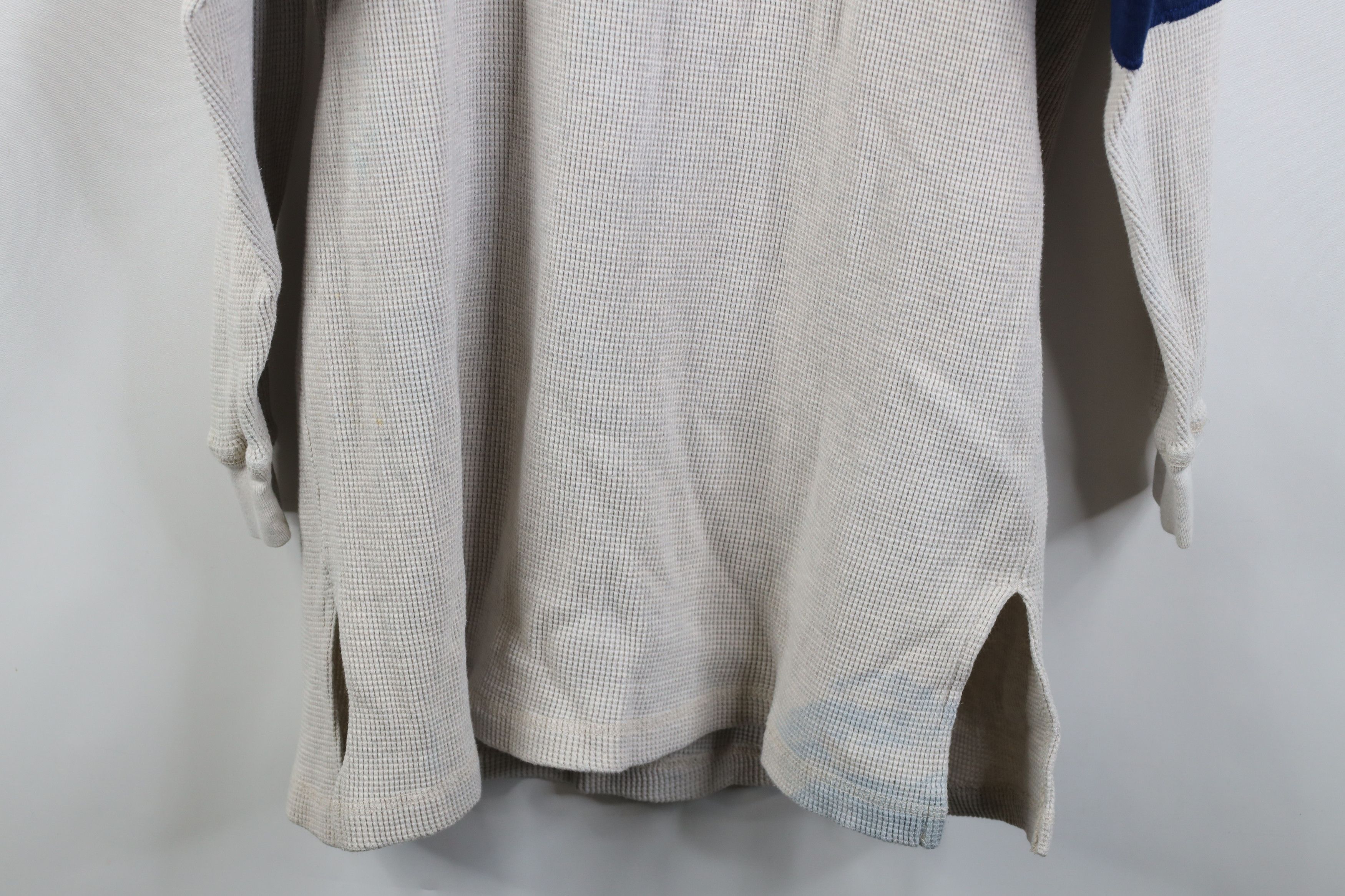 Vintage Vintage 90s Streetwear Thermal Waffle Knit Henley T-Shirt Size XL / US 12-14 / IT 48-50 - 16 Thumbnail