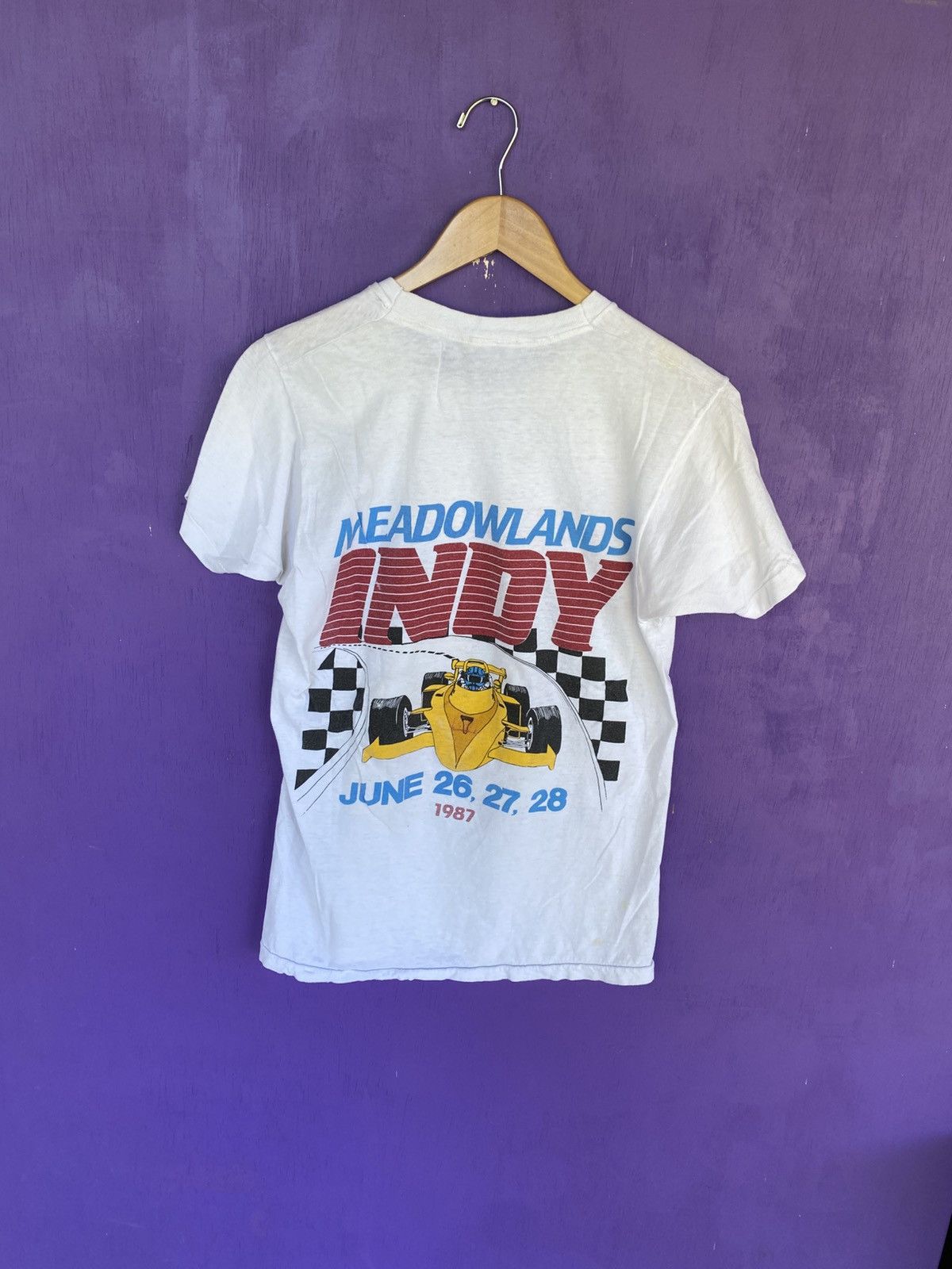 Other Vintage 1987 Meadowlands indy racing t-shirt Size US M / EU 48-50 / 2 - 2 Thumbnail