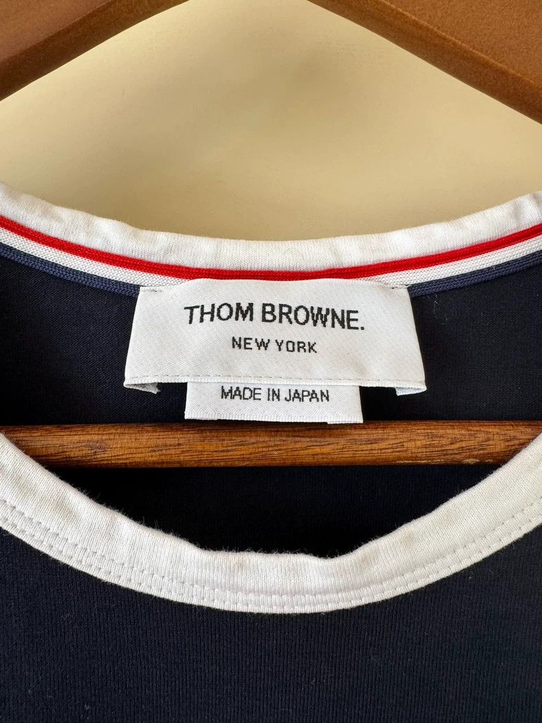 Thom Browne Thom browne Tibetan blue short-sleeved T-shirt 2504-Nextarr Size US L / EU 52-54 / 3 - 3 Thumbnail
