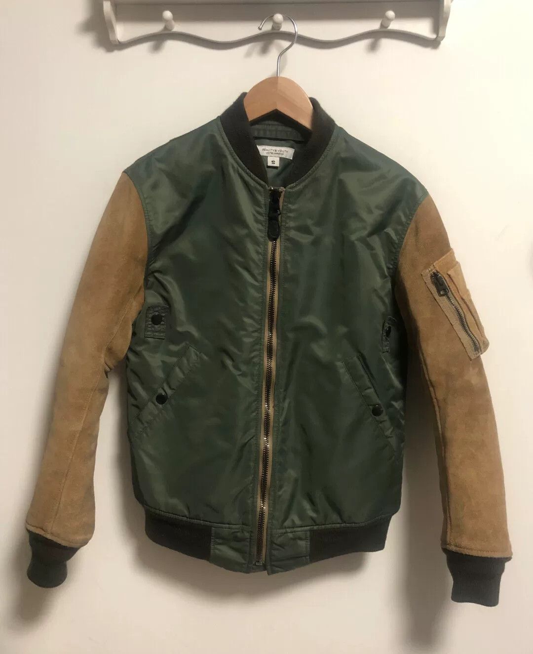 BEAUTY&YOUTH beauty & youth ma-1 green bomber jacket Size US S / EU 44-46 / 1 - 1 Thumbnail
