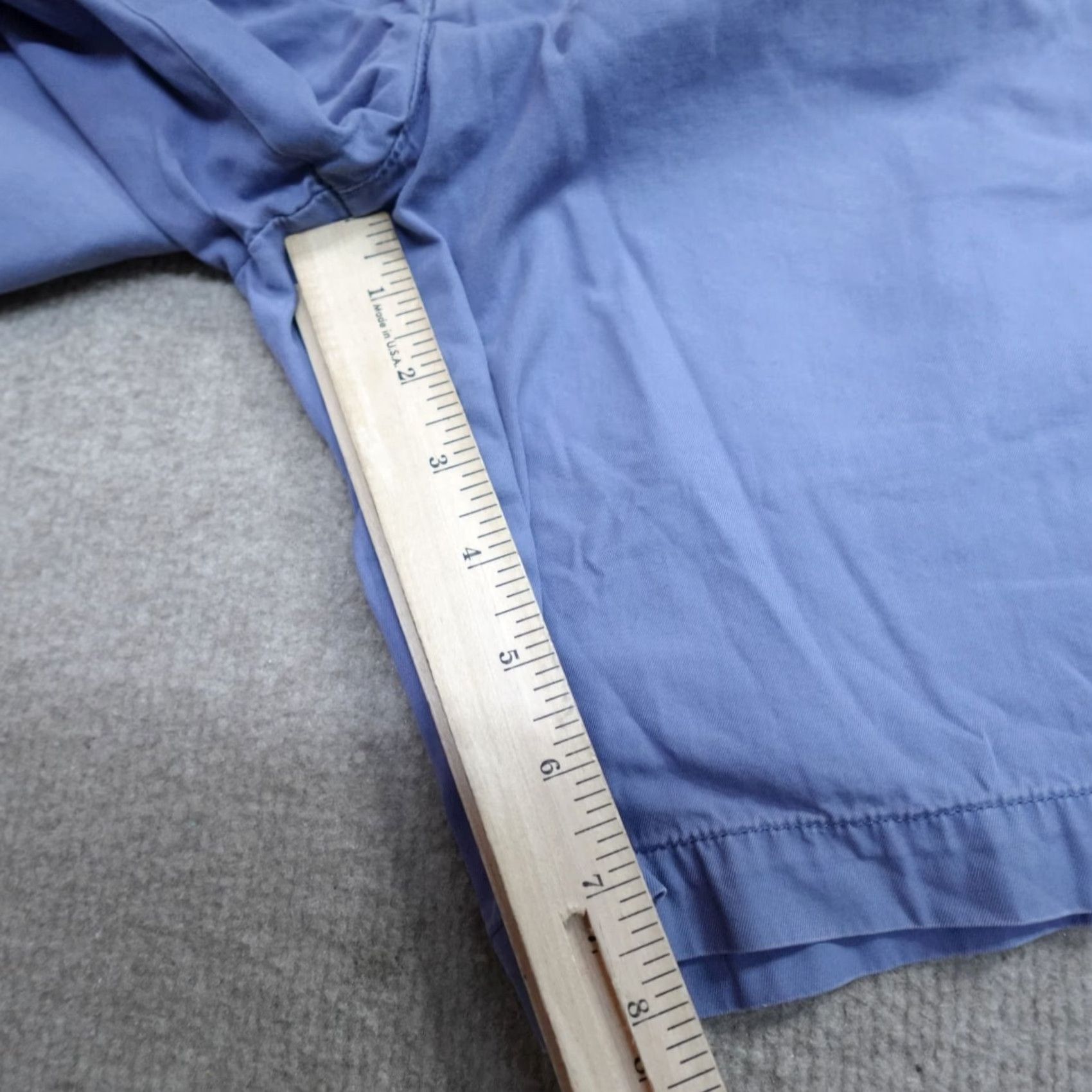 Vineyard Vines Vineyard Vines Shorts 30 Blue Solid Club Preppy Men Chino Cotton Flat Front Regular Zip начала Size US 30 / EU 46 - 4 Thumbnail