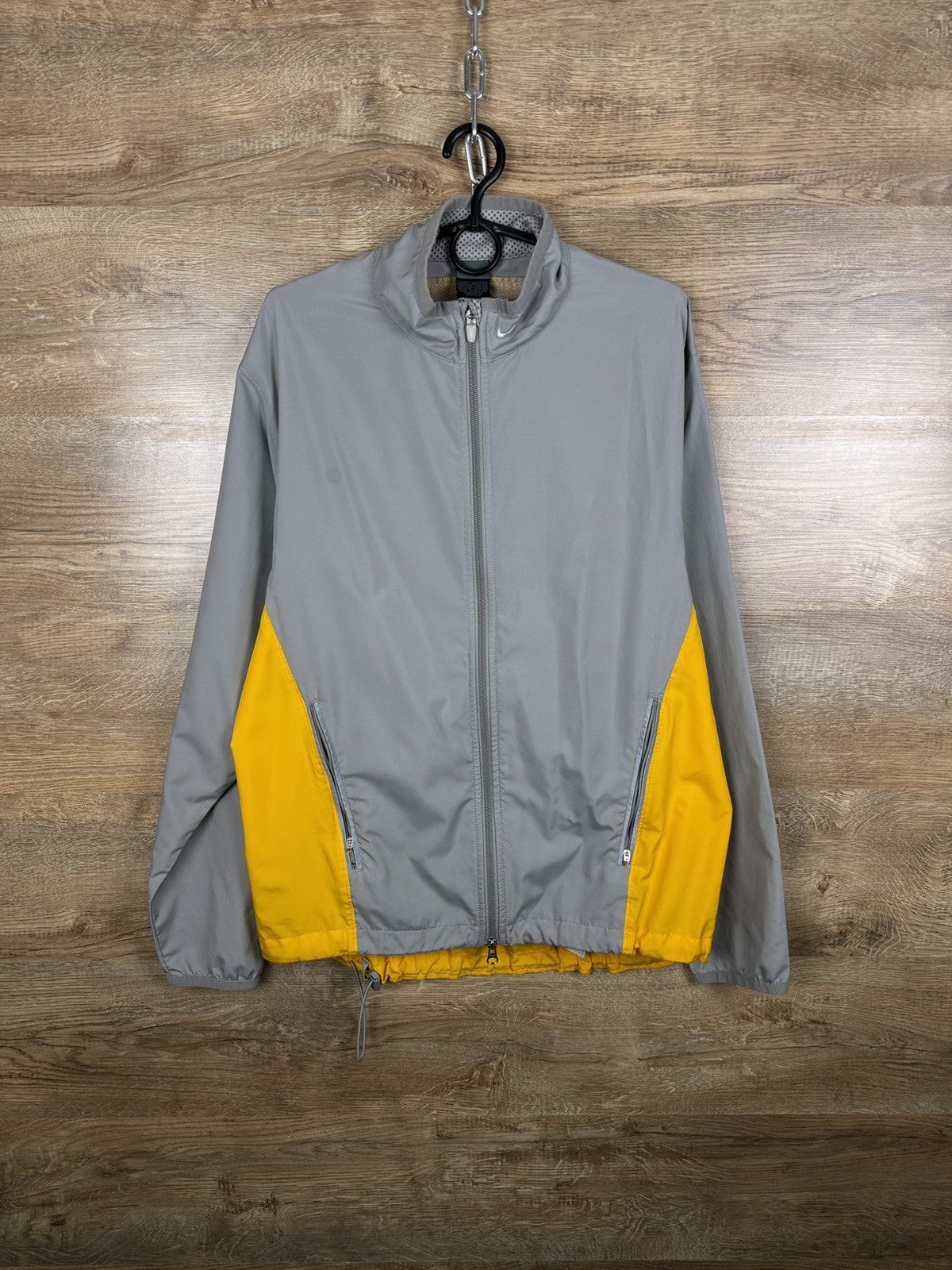 Nike Mens Vintage Nike swoosh grey track jacket Olympic acg drill Size US L / EU 52-54 / 3 - 1 Thumbnail