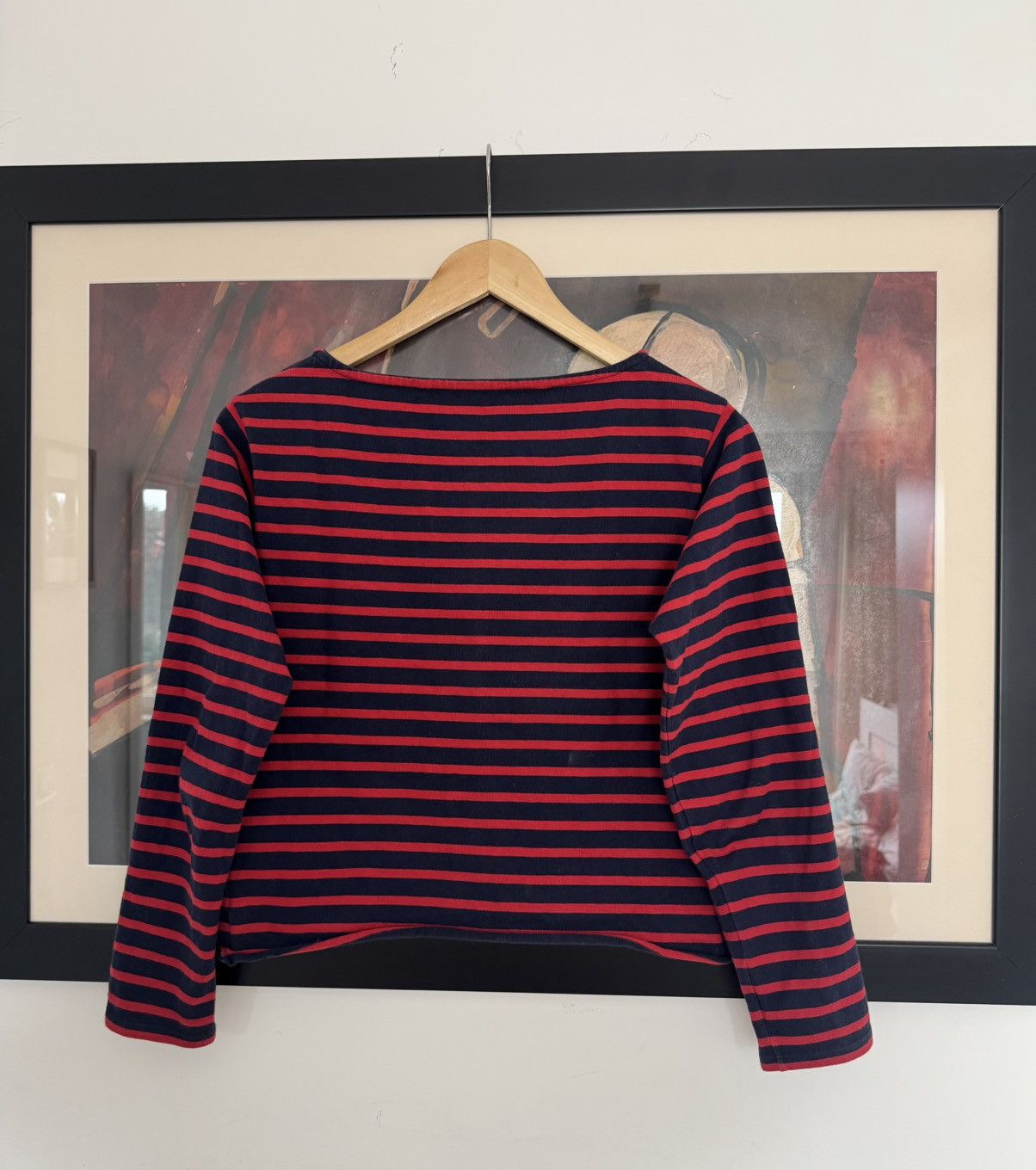Saint Laurent Paris Saint Laurent Striped Long Sleeve Kurt Cobain Shirt Size M / US 6-8 / IT 42-44 - 2 Thumbnail