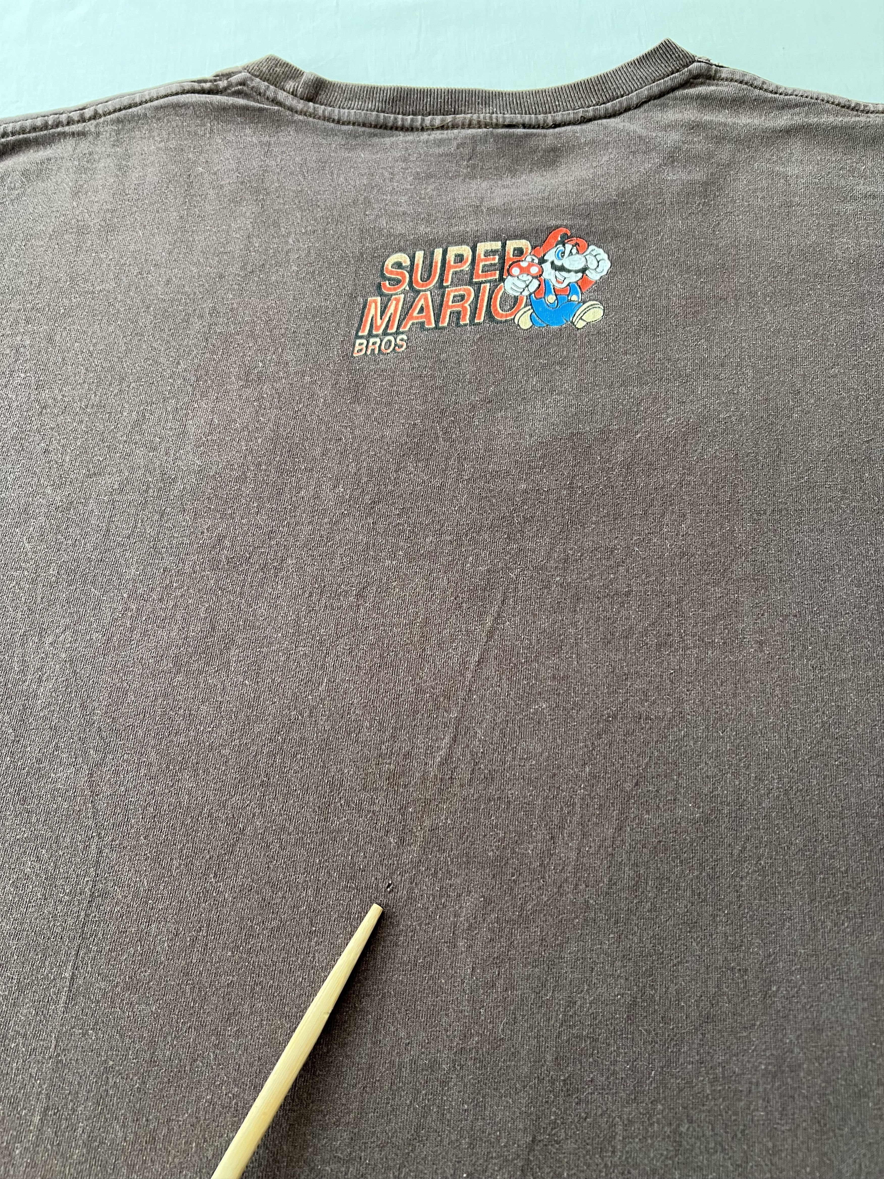 Nintendo Vintage 2000s Super Mario Bros Nintendo Brown T-shirt Size US L / EU 52-54 / 3 - 16 Thumbnail
