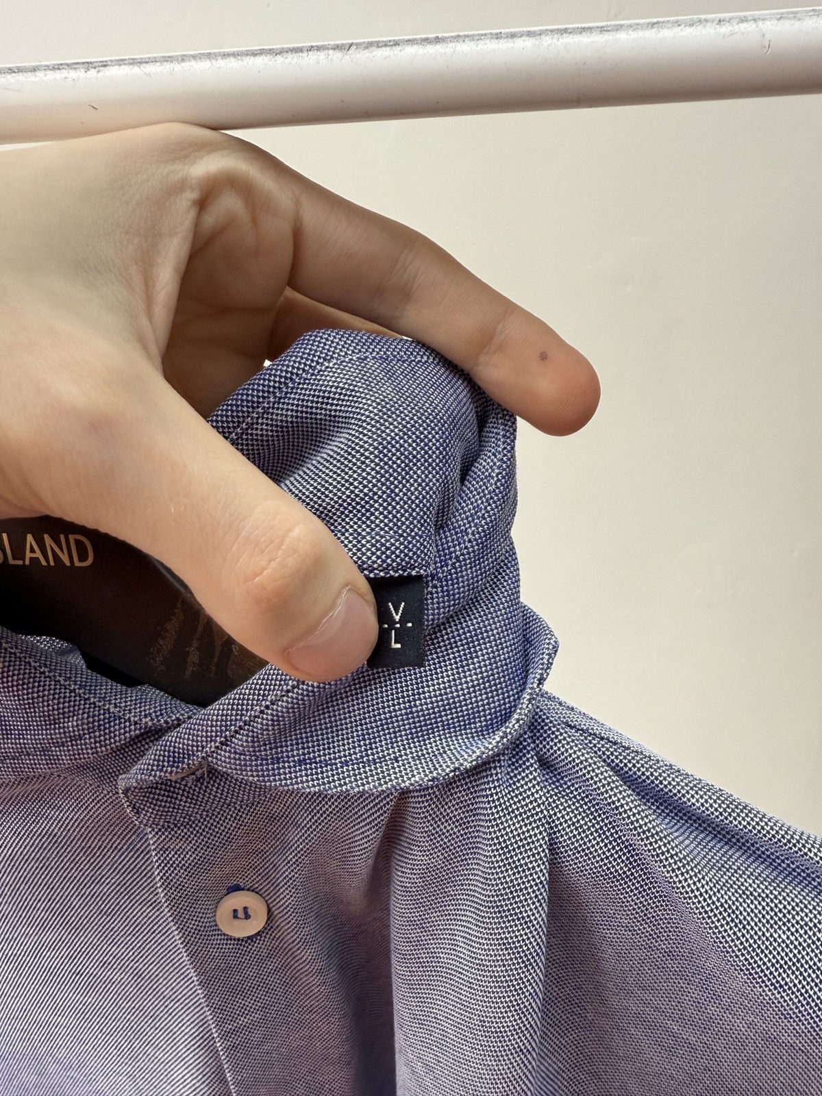 Boggi Vintage Boggi Milano Shirt Blue Cotton Button Up Size US L / EU 52-54 / 3 - 5 Thumbnail