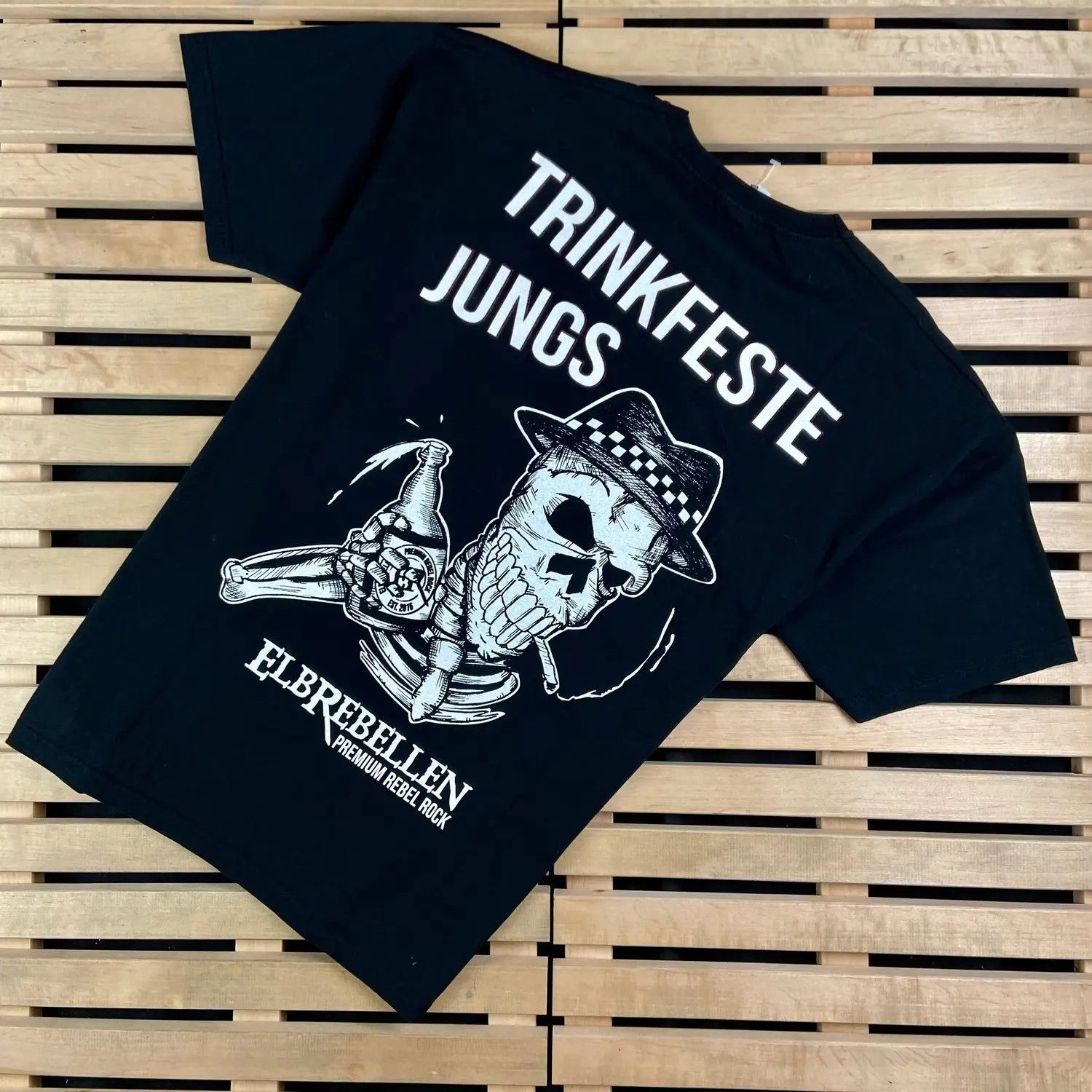 Band Tees Vintage T Shirt Elbrebellen Premium Rebel Rock Size XXL Size US XXL / EU 58 / 5 - 6 Thumbnail