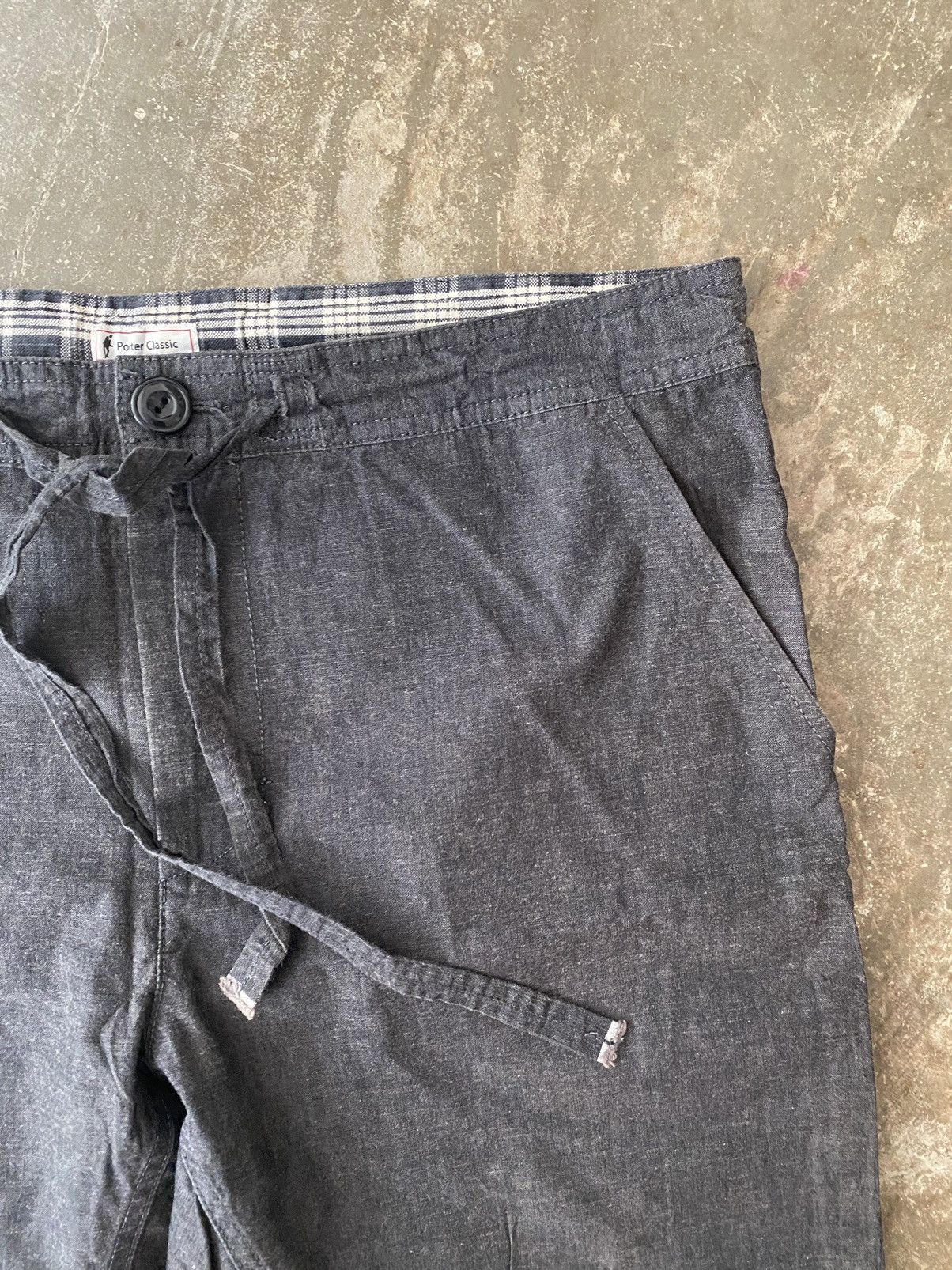 Porter Classic Porter Classic Cropped Pants 45r Kapital Engineered Garments Size US 32 / EU 48 - 2 Thumbnail
