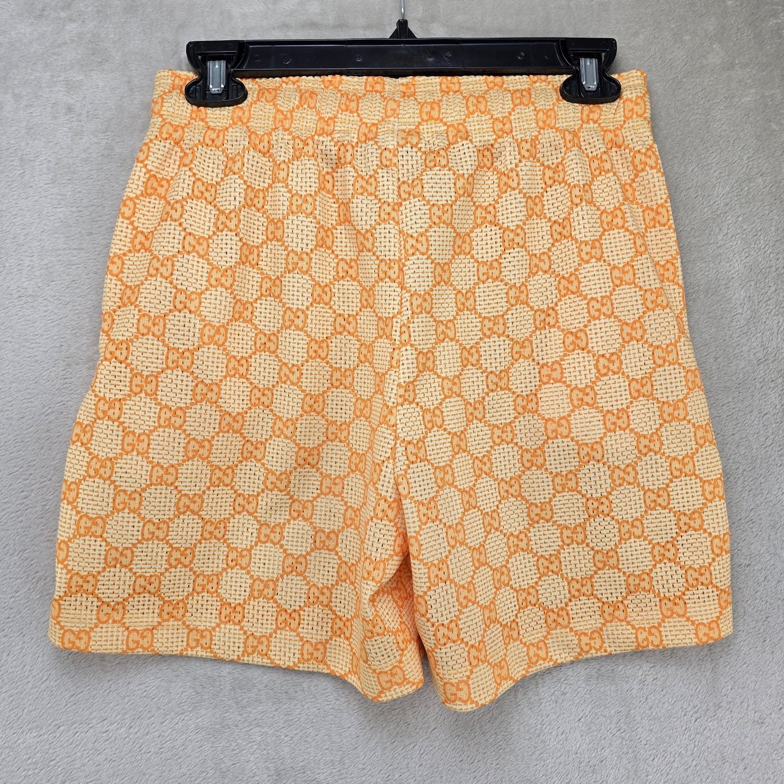 Bravest Studios Bravest Studios Mesh Shorts Mens Small GG Orange AOP Size US 28 / EU 44 - 5 Thumbnail