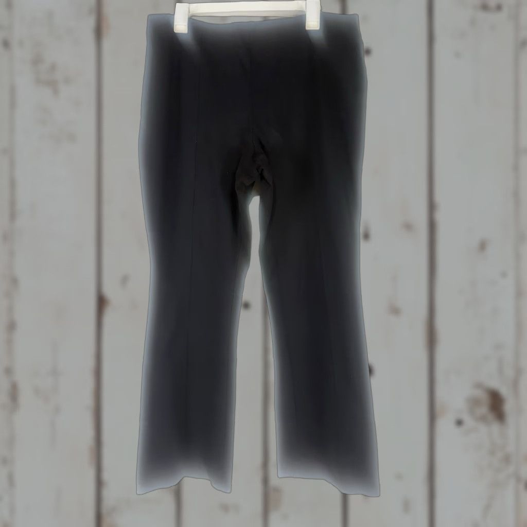 J. Jill J Jill Black Ponte Barely Bootcut Pull On Stretchy Pants Womens Size L Size 36" / US 14 / IT 50 - 1 Thumbnail